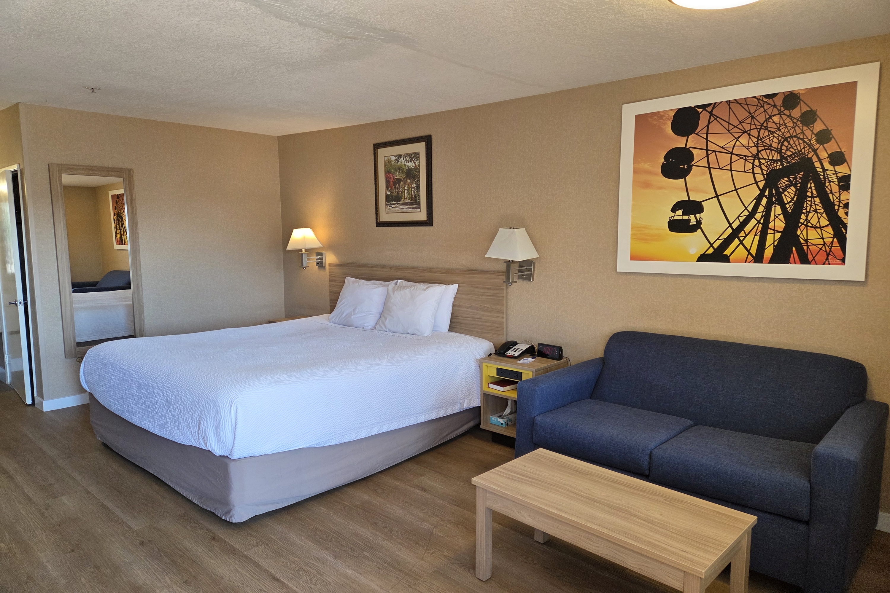 Guest room at the Days Inn by Wyndham Alhambra CA in Alhambra, California