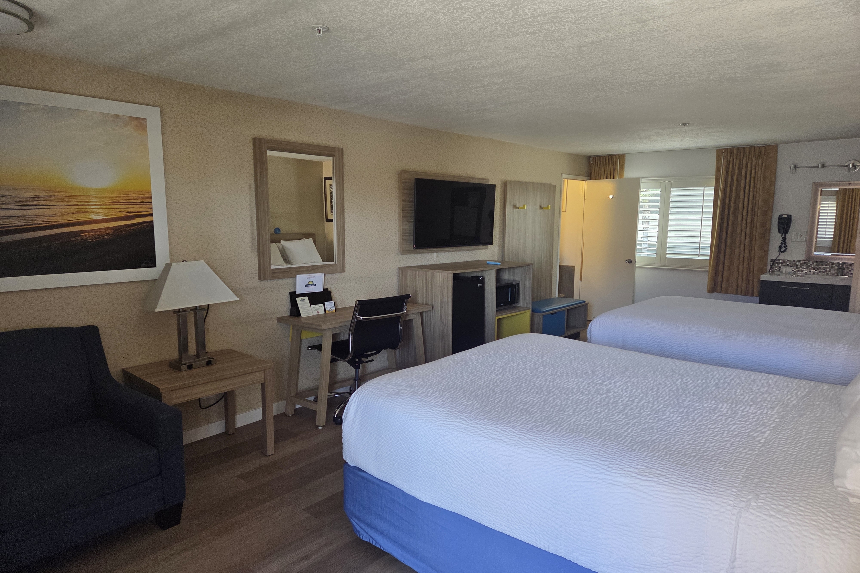 Guest room at the Days Inn by Wyndham Alhambra CA in Alhambra, California