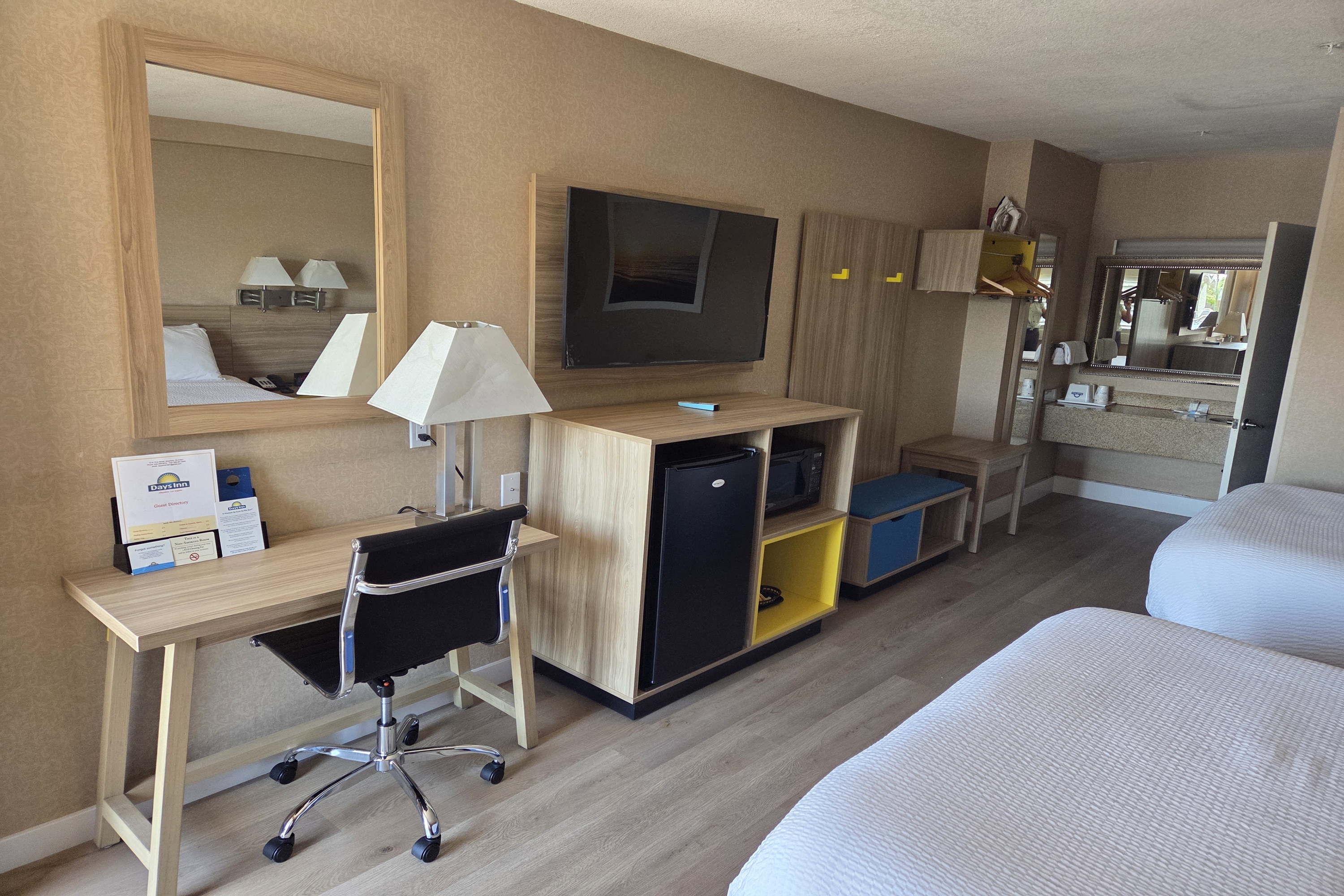 Guest room at the Days Inn by Wyndham Alhambra CA in Alhambra, California