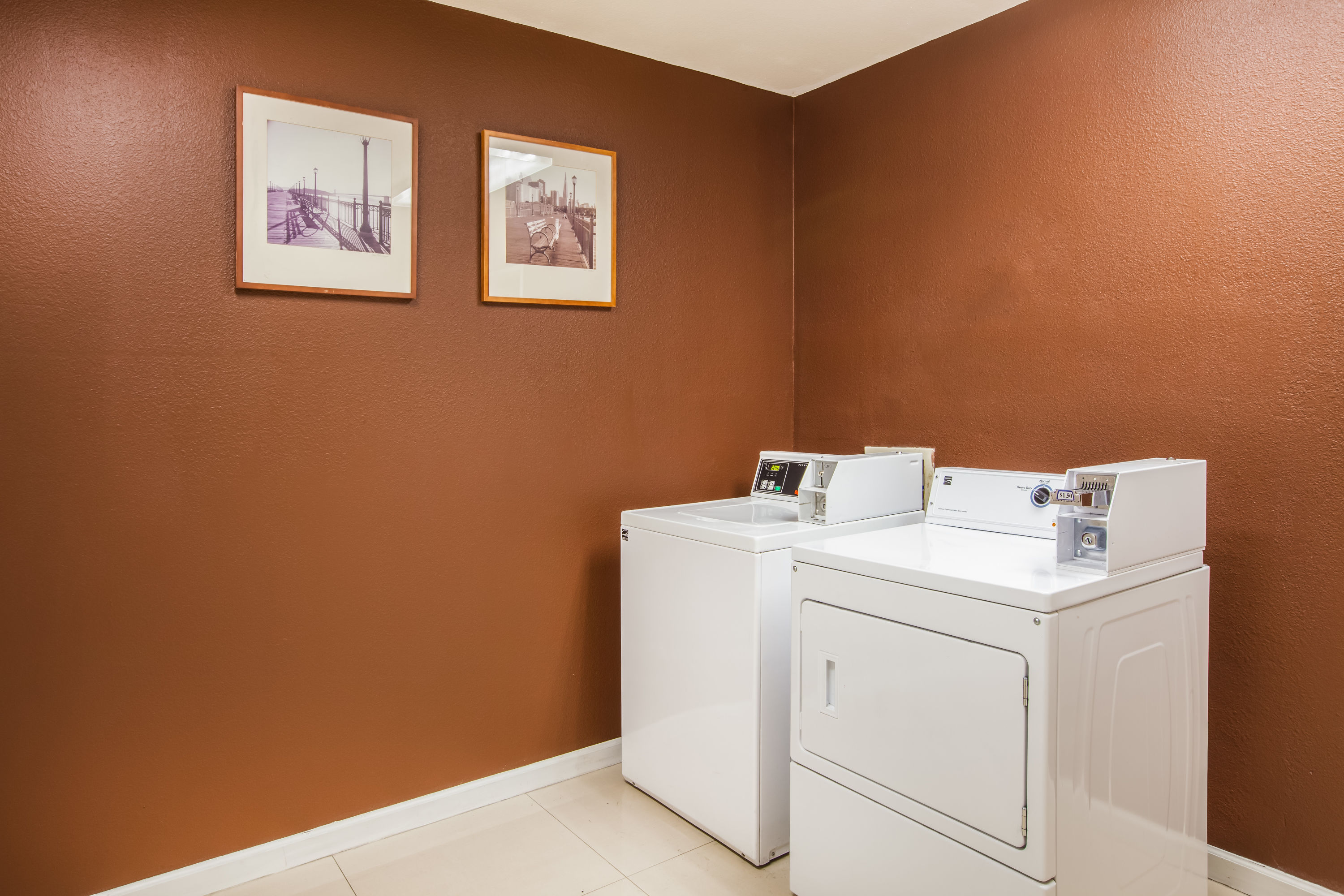 Laundry facilities at Days Inn & Suites by Wyndham Antioch in Antioch, California