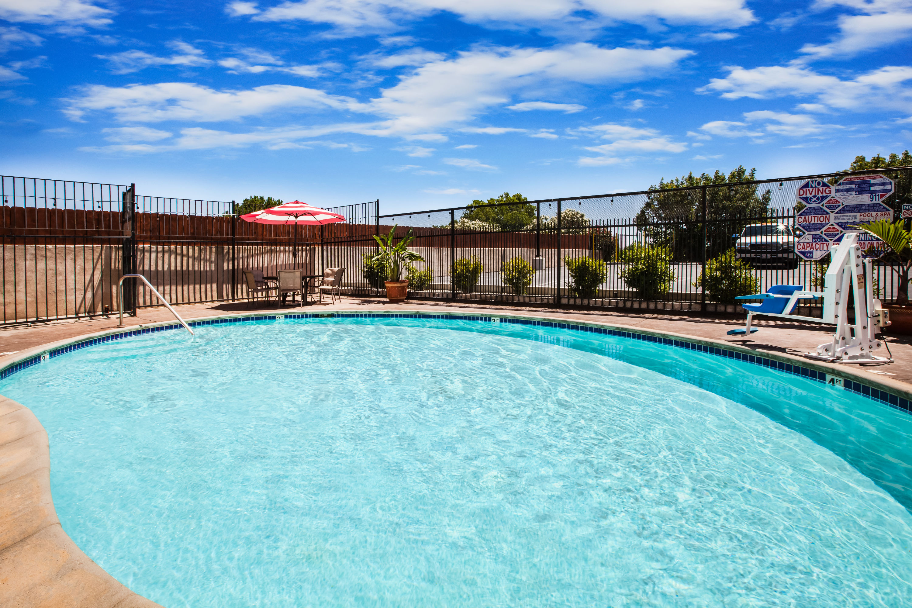 Pool at the Days Inn & Suites by Wyndham Antioch in Antioch, California