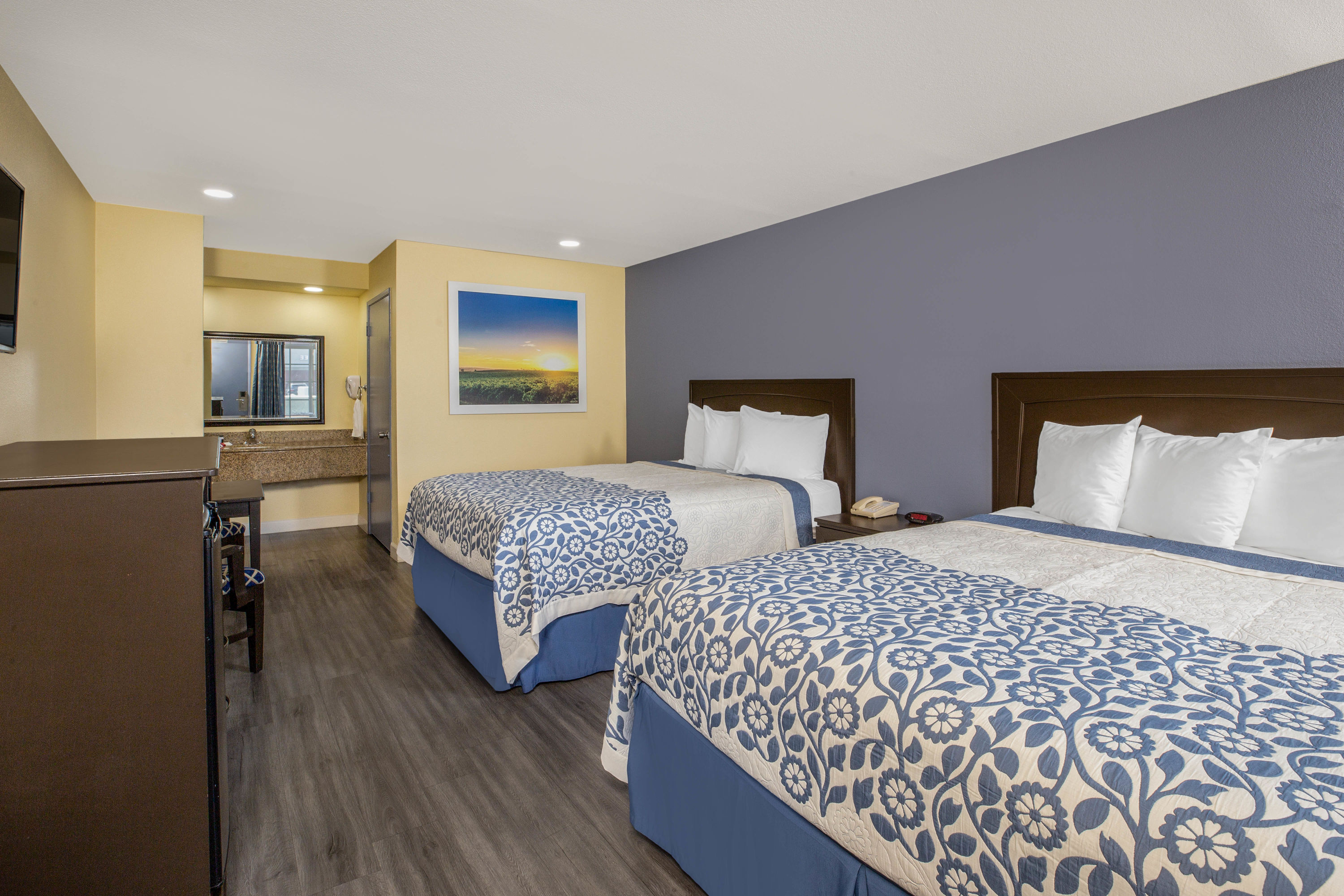 Guest room at the Days Inn by Wyndham Banning Casino/Outlet Mall in Banning, California