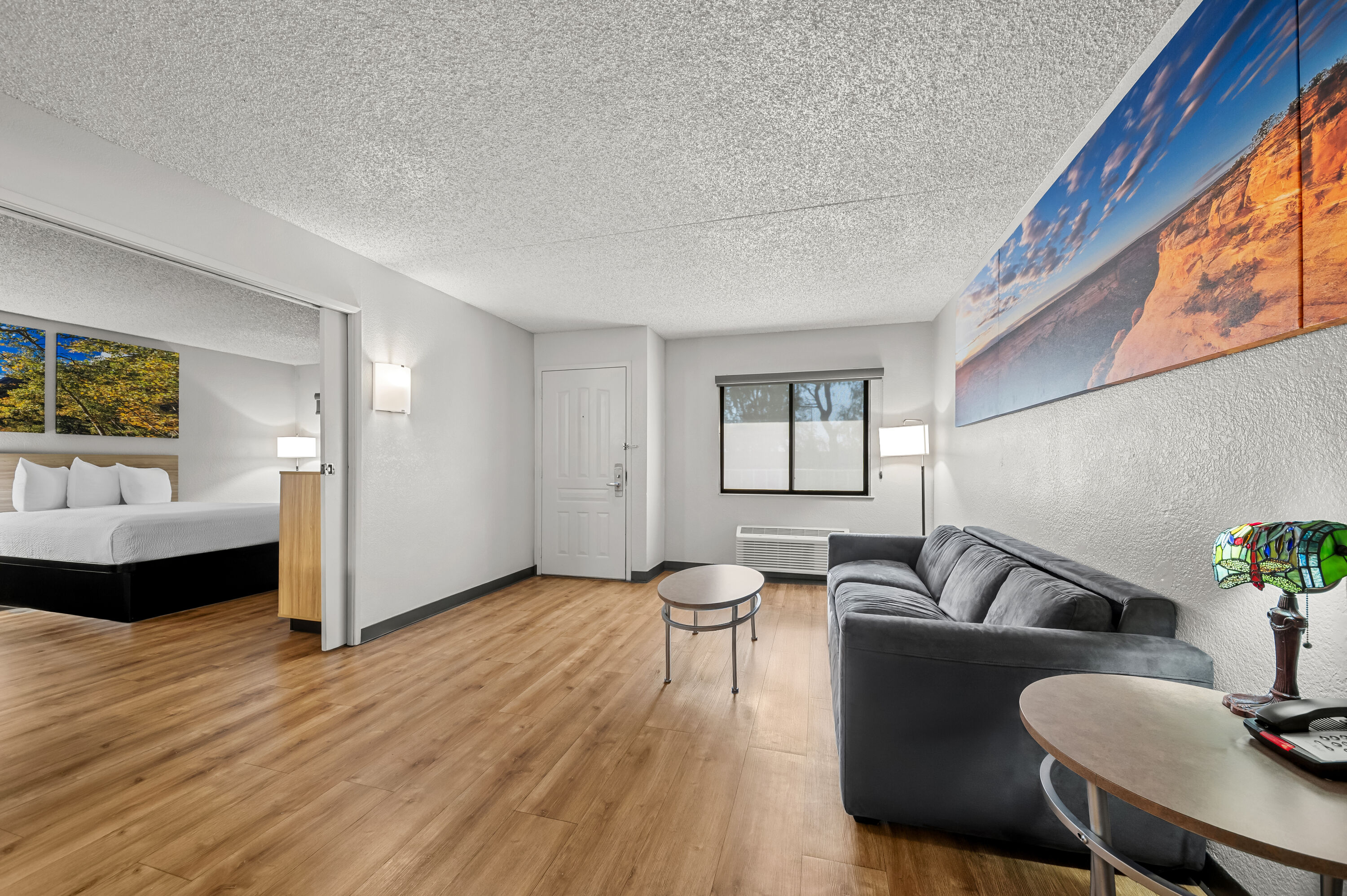 Days Inn by Wyndham Buena Park suite living room in Buena Park, California
