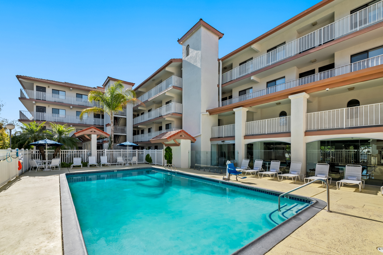 Pool at the Days Inn by Wyndham Buena Park in Buena Park, California