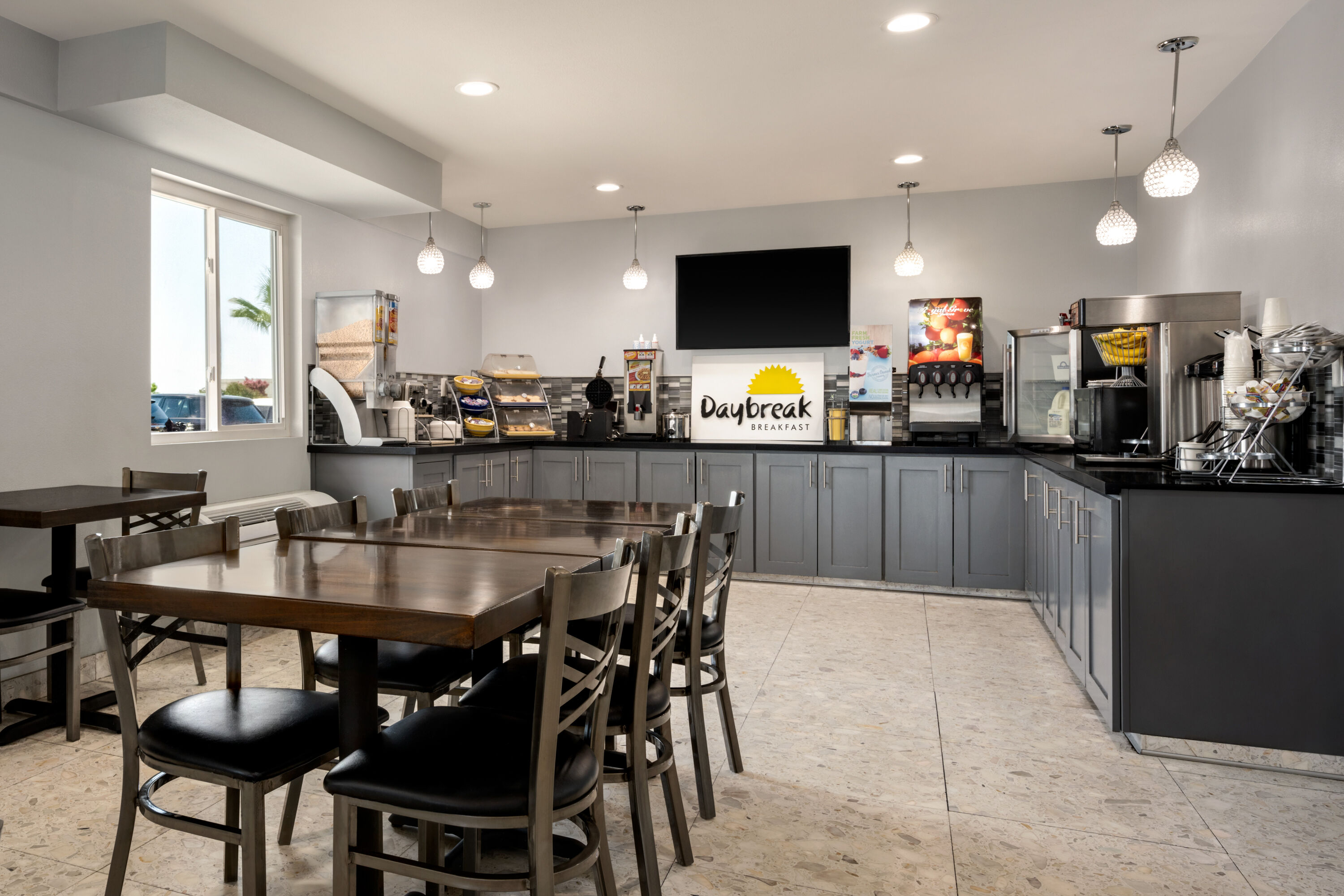 Free breakfast at Days Inn by Wyndham Fresno South in Fresno, California