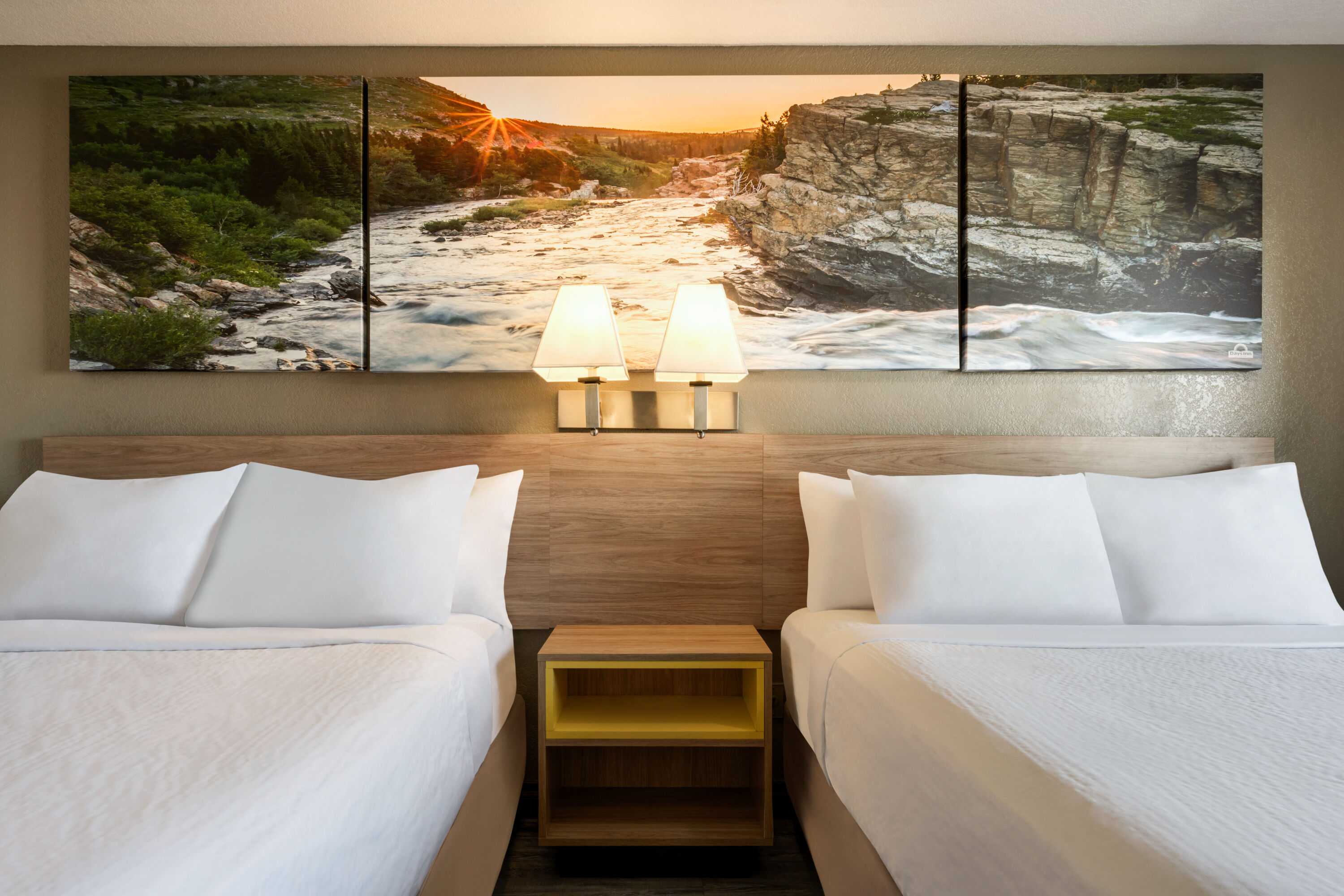 Guest room at the Days Inn by Wyndham Fresno South in Fresno, California