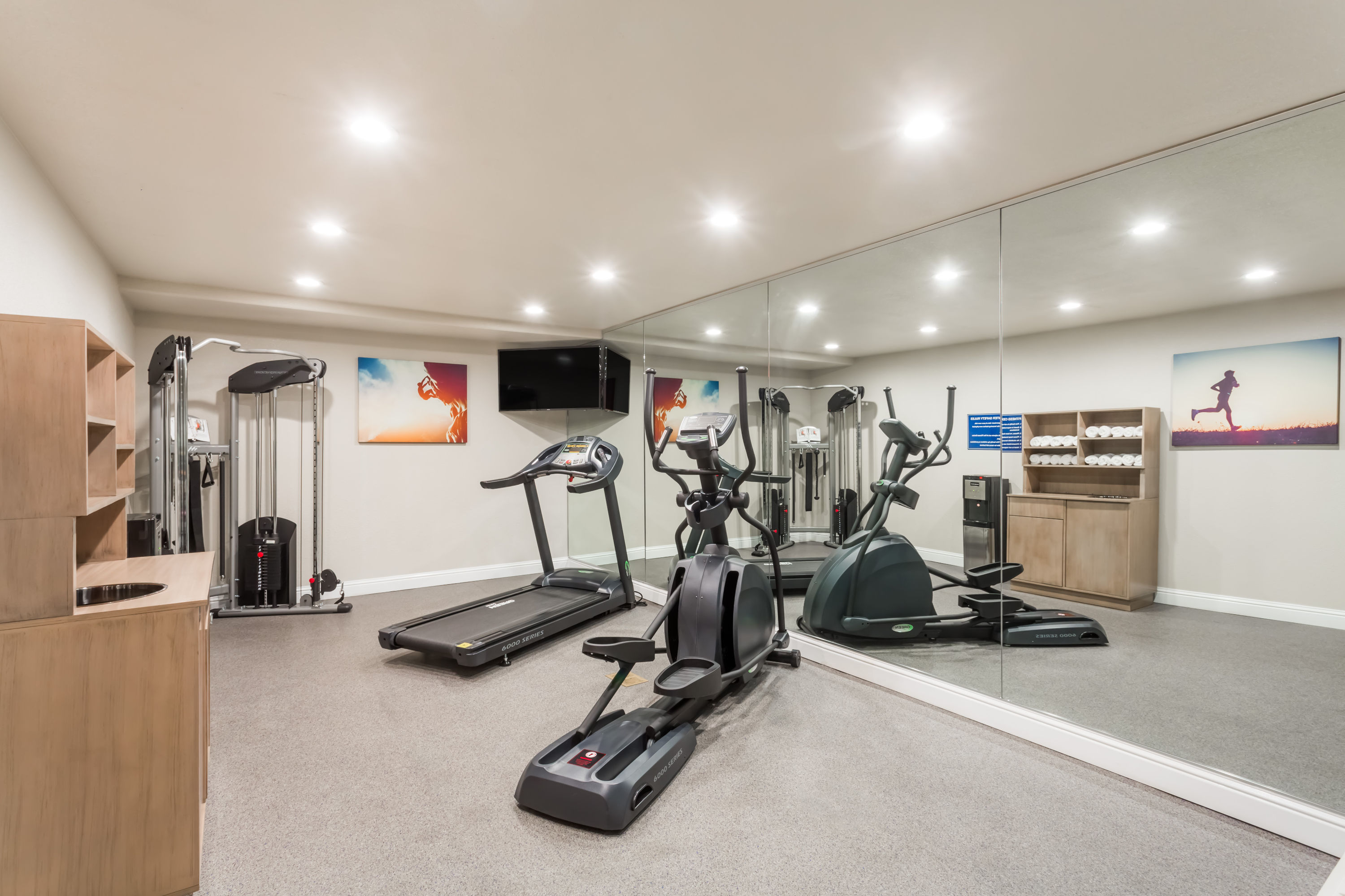Fitness room at Days Inn by Wyndham Yosemite Area in Fresno, California