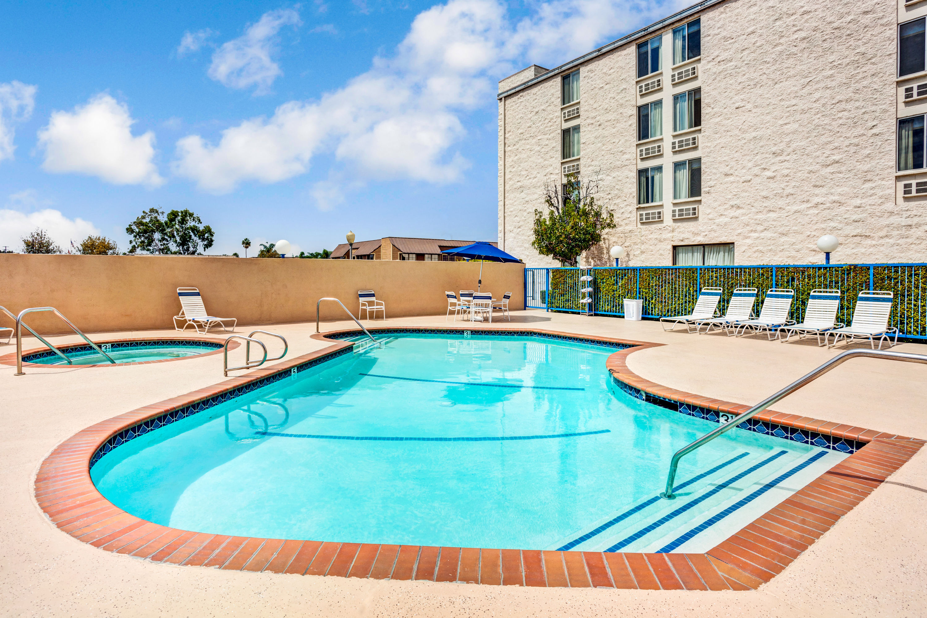 Pool at the Days Inn & Suites by Wyndham Fullerton in Fullerton, California