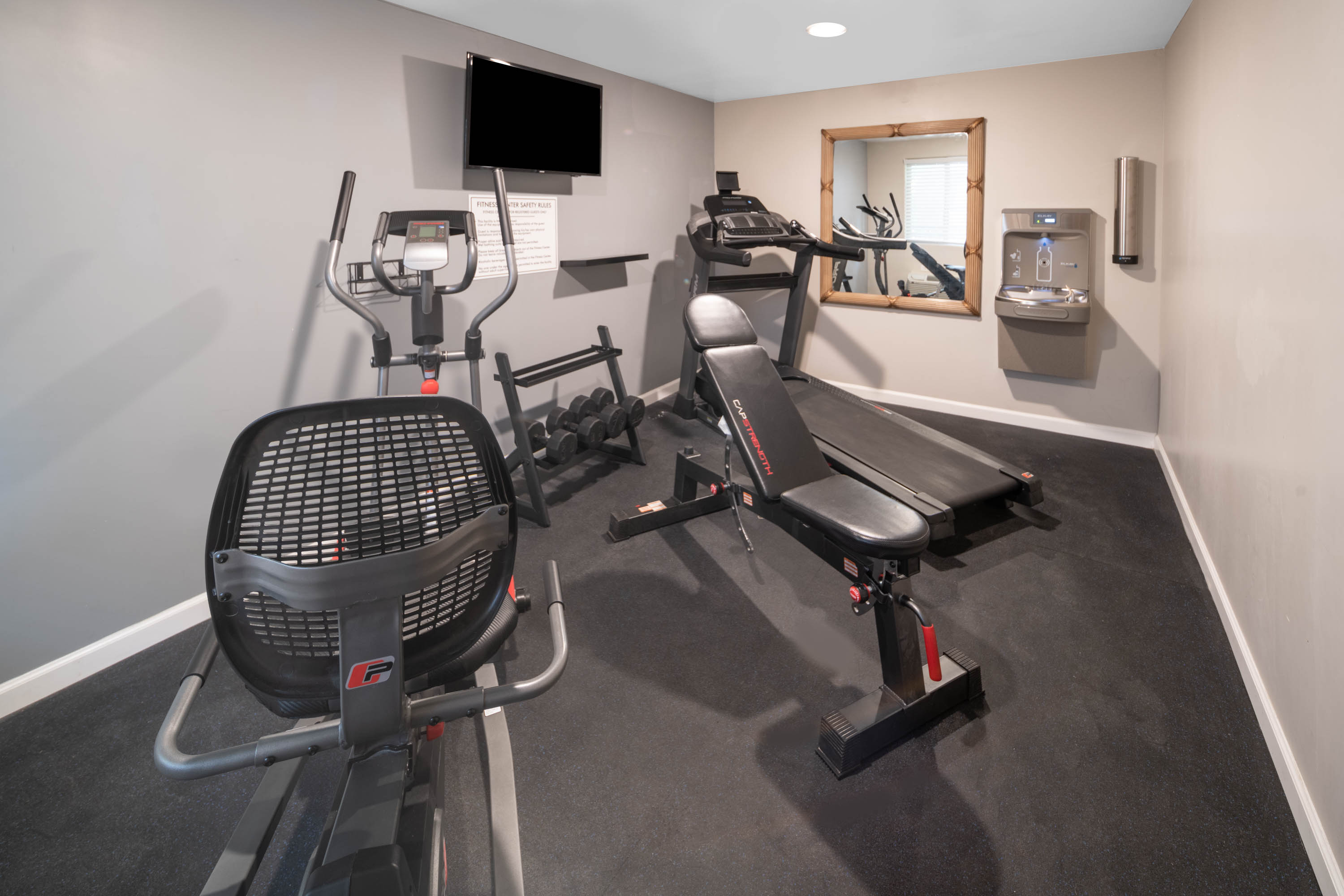 Fitness room at Days Inn by Wyndham Galt in Galt, California