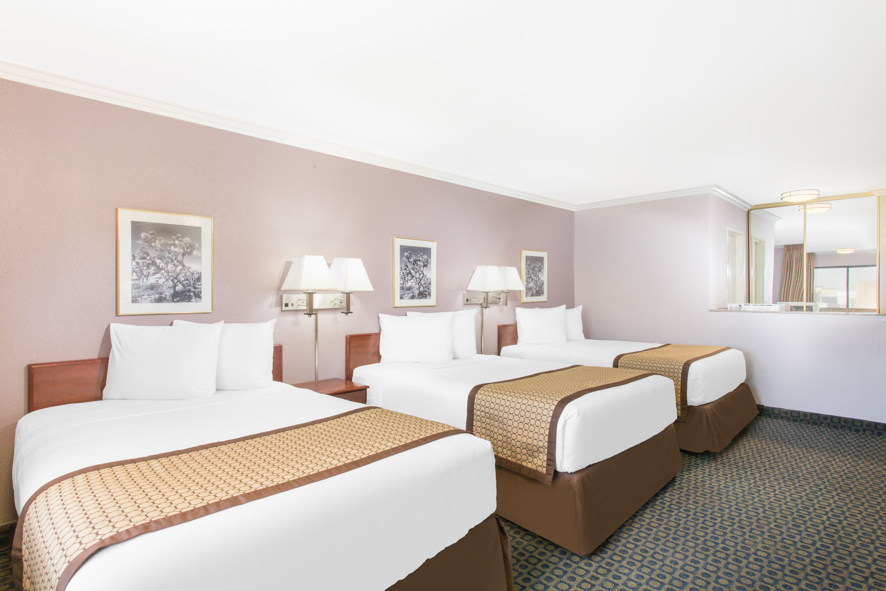 Guest room at the Days Inn by Wyndham Indio in Indio, California