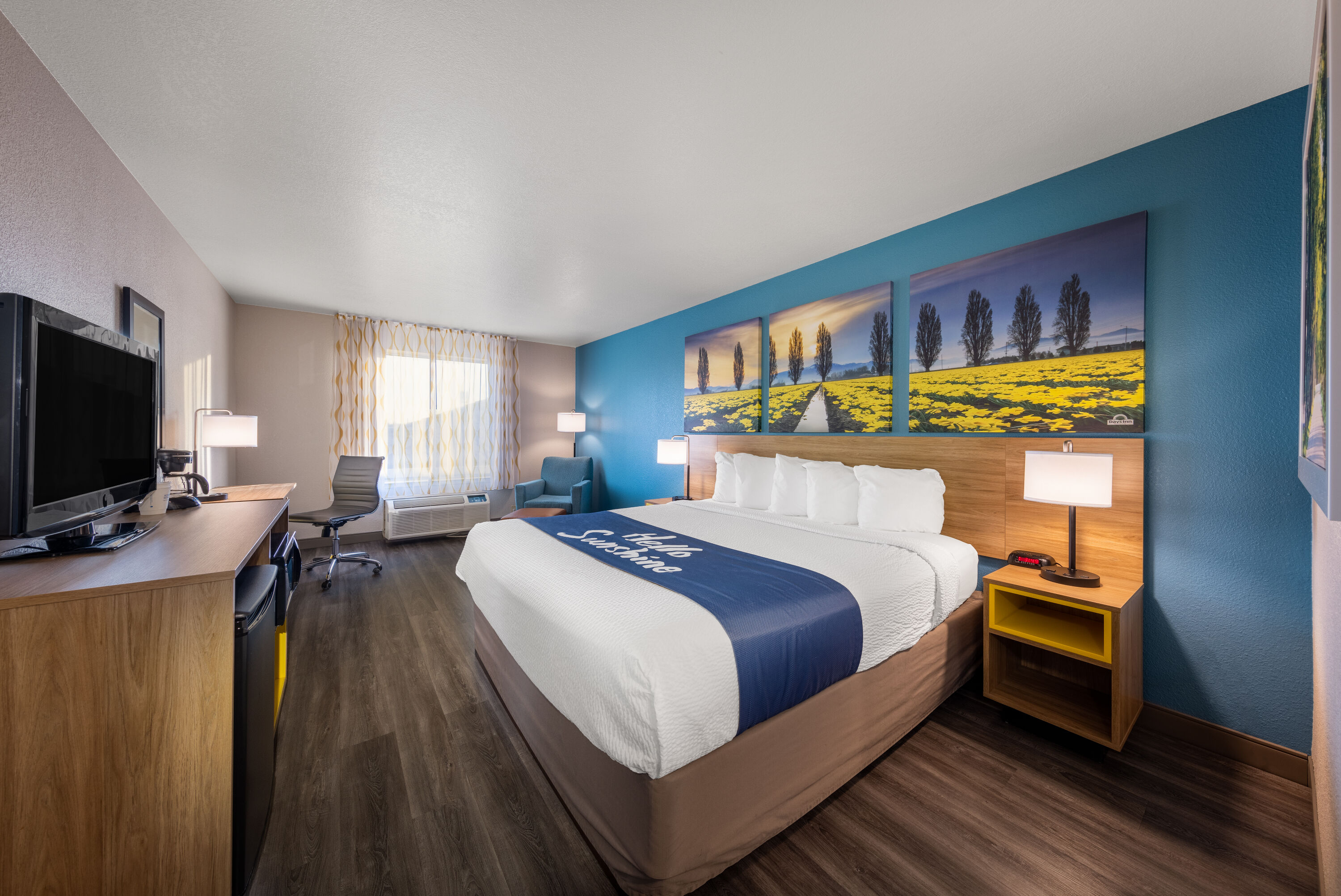 Guest room at the Days Inn by Wyndham Lathrop in Lathrop, California