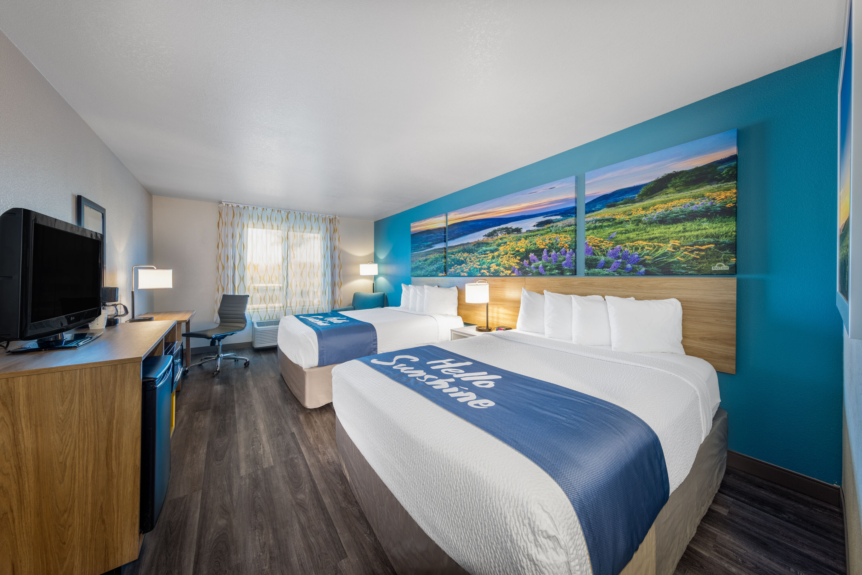 Guest room at the Days Inn by Wyndham Lathrop in Lathrop, California