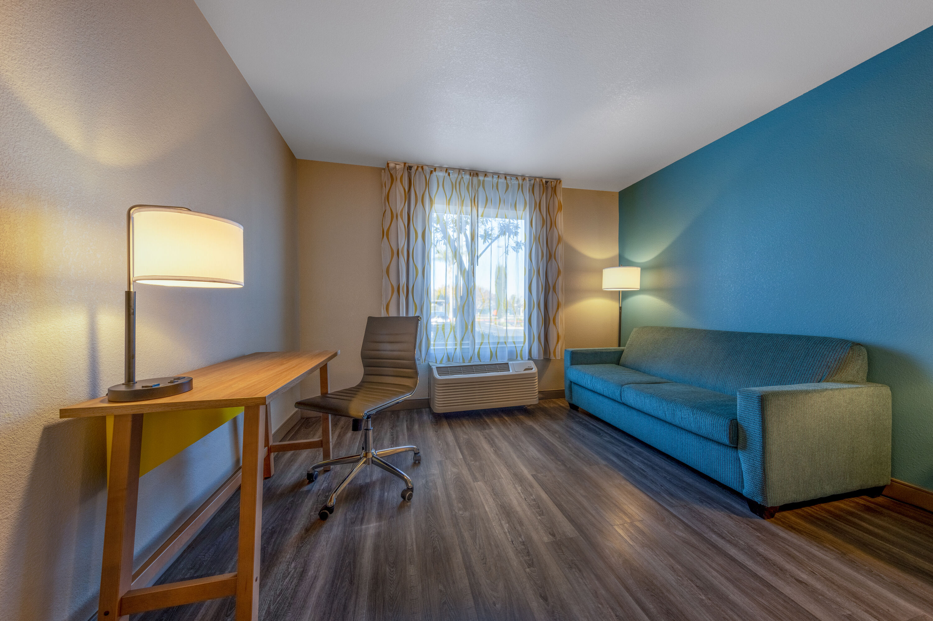 Guest room at the Days Inn by Wyndham Lathrop in Lathrop, California