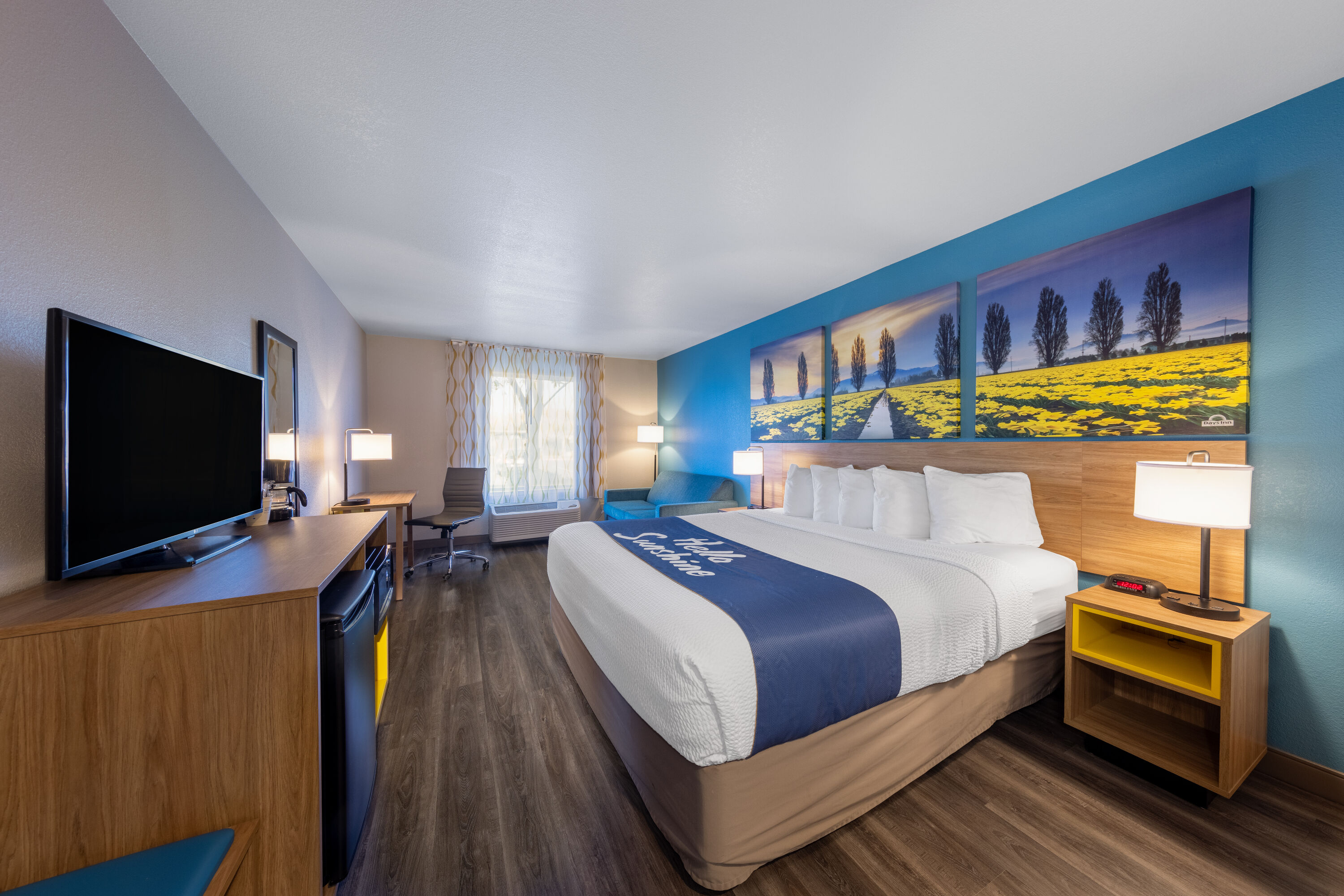 Guest room at the Days Inn by Wyndham Lathrop in Lathrop, California