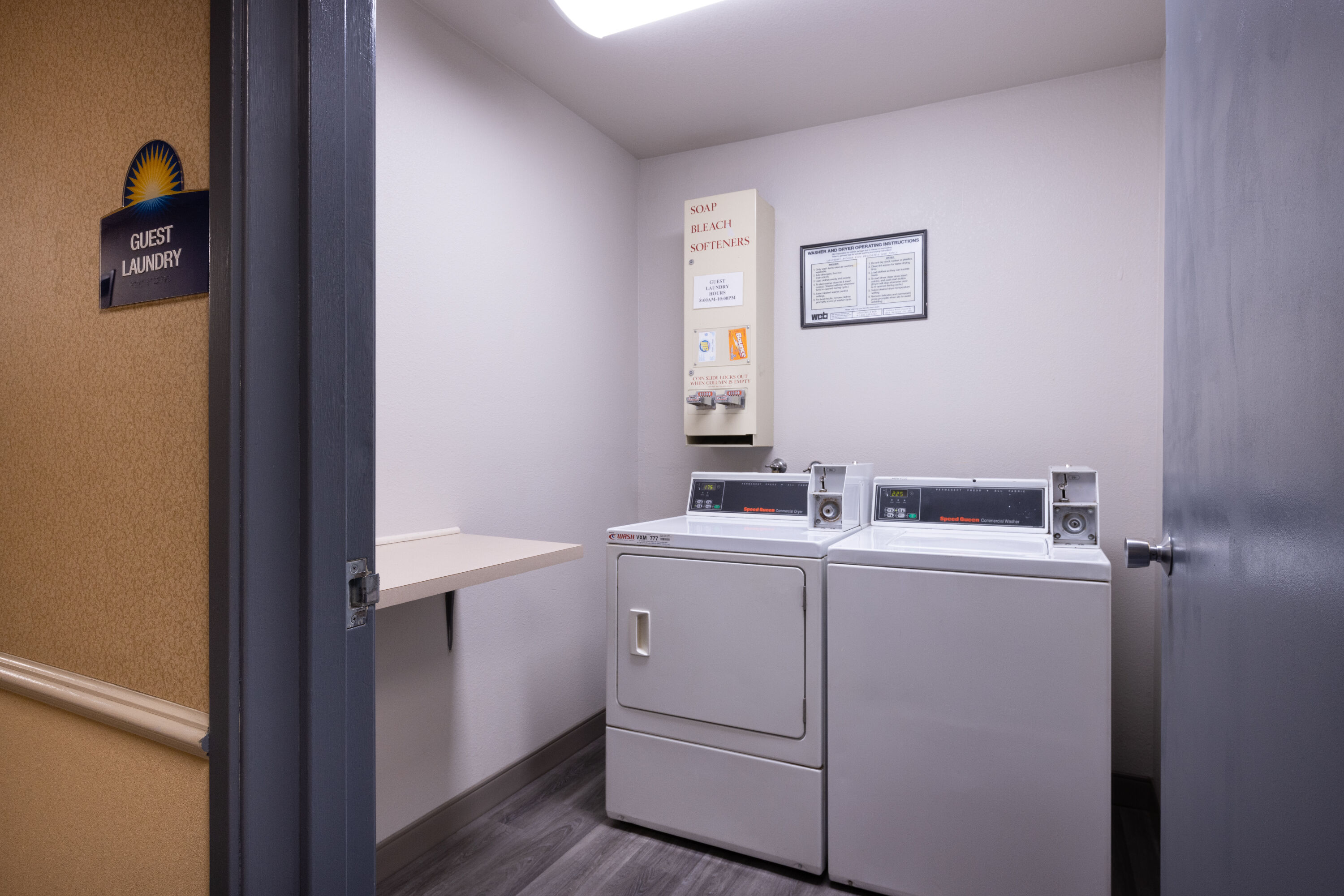 Laundry facilities at Days Inn by Wyndham Lathrop in Lathrop, California