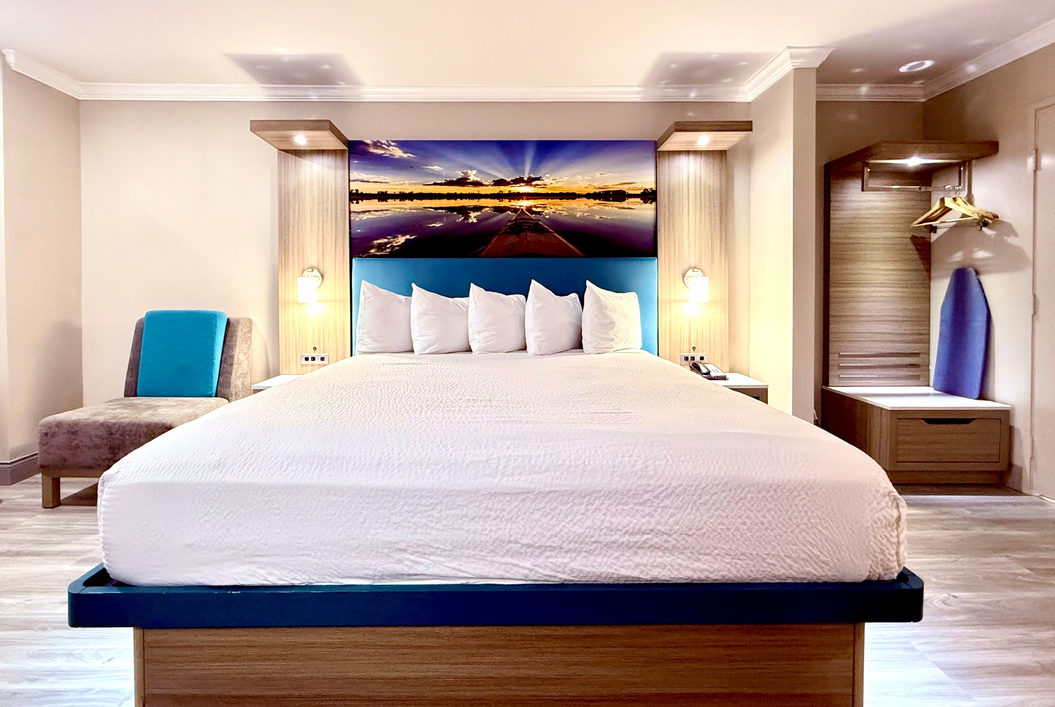 Guest room at the Days Inn by Wyndham Los Angeles LAX/Redondo/Manhattan Beach in Lawndale, California