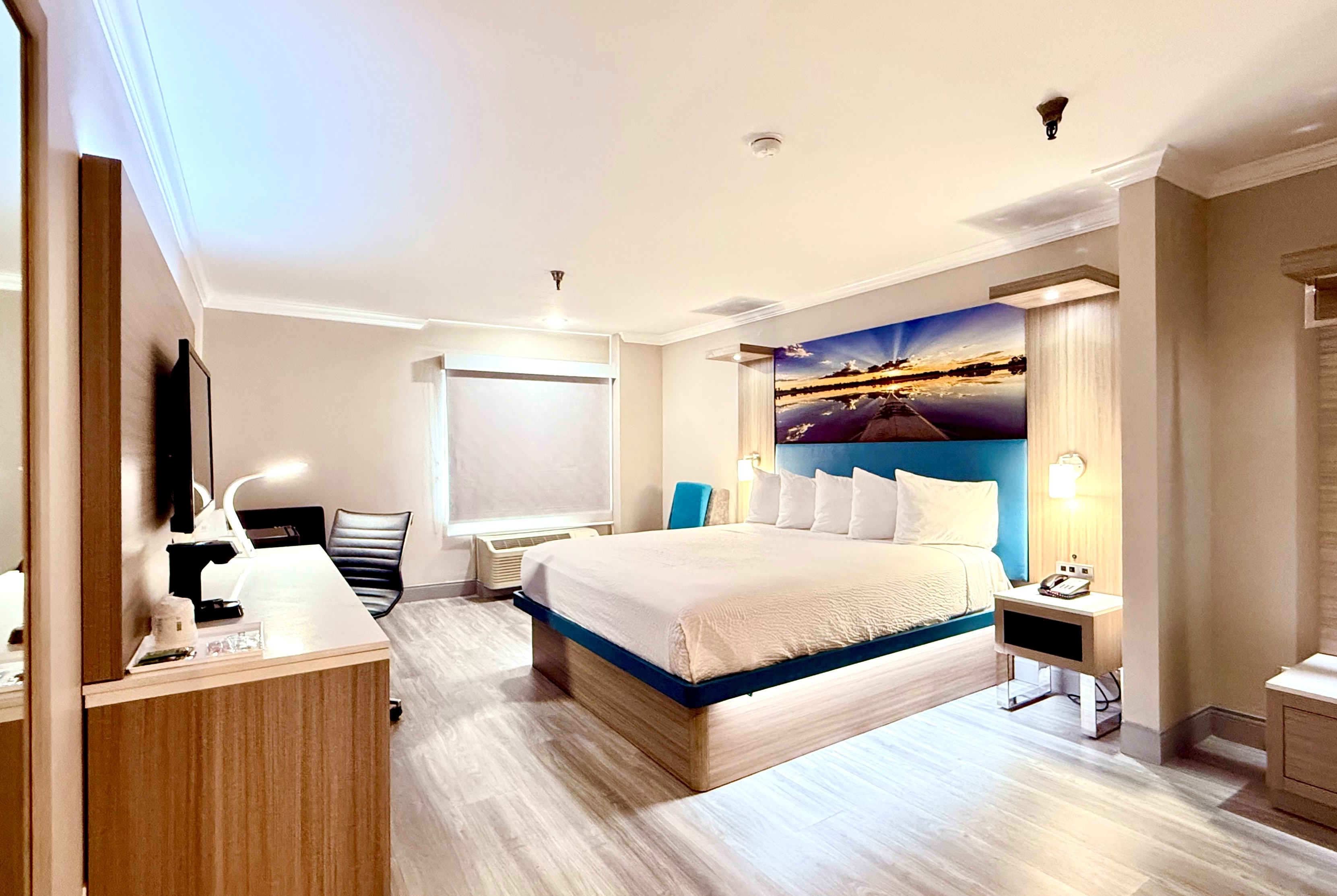 Guest room at the Days Inn by Wyndham Los Angeles LAX/Redondo/Manhattan Beach in Lawndale, California