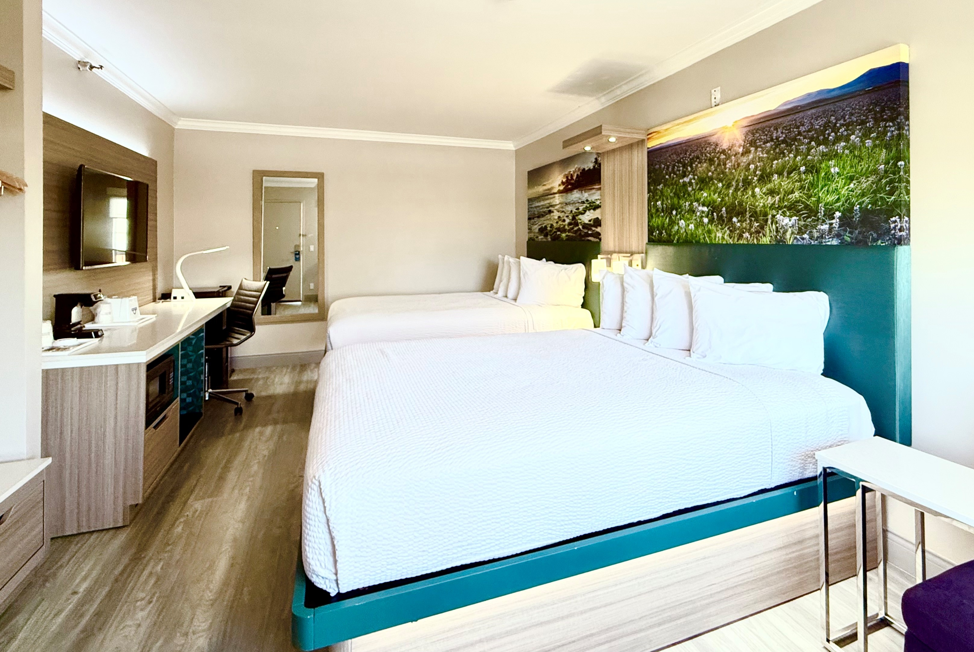 Guest room at the Days Inn by Wyndham Los Angeles LAX/Redondo/Manhattan Beach in Lawndale, California