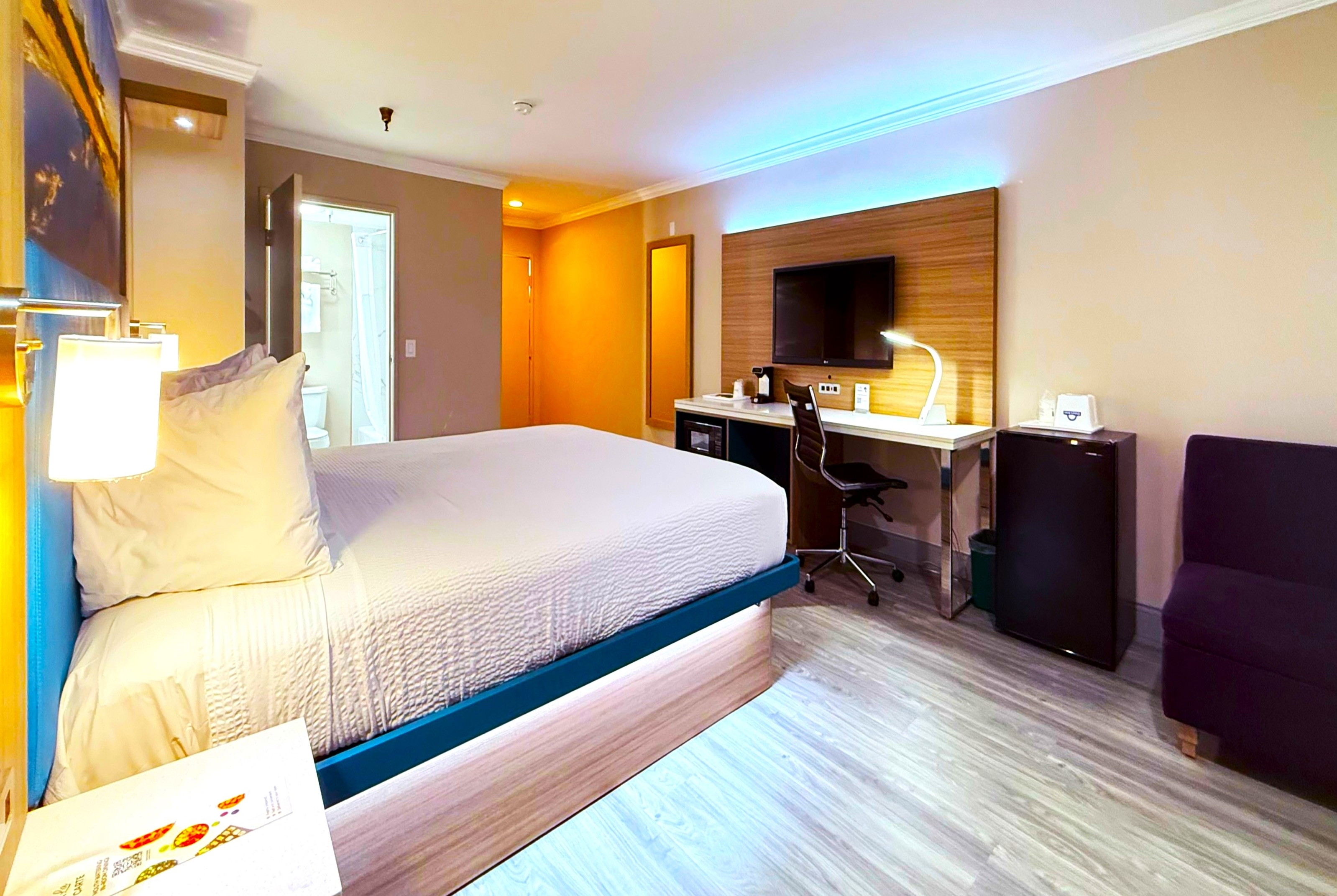 Guest room at the Days Inn by Wyndham Los Angeles LAX/Redondo/Manhattan Beach in Lawndale, California