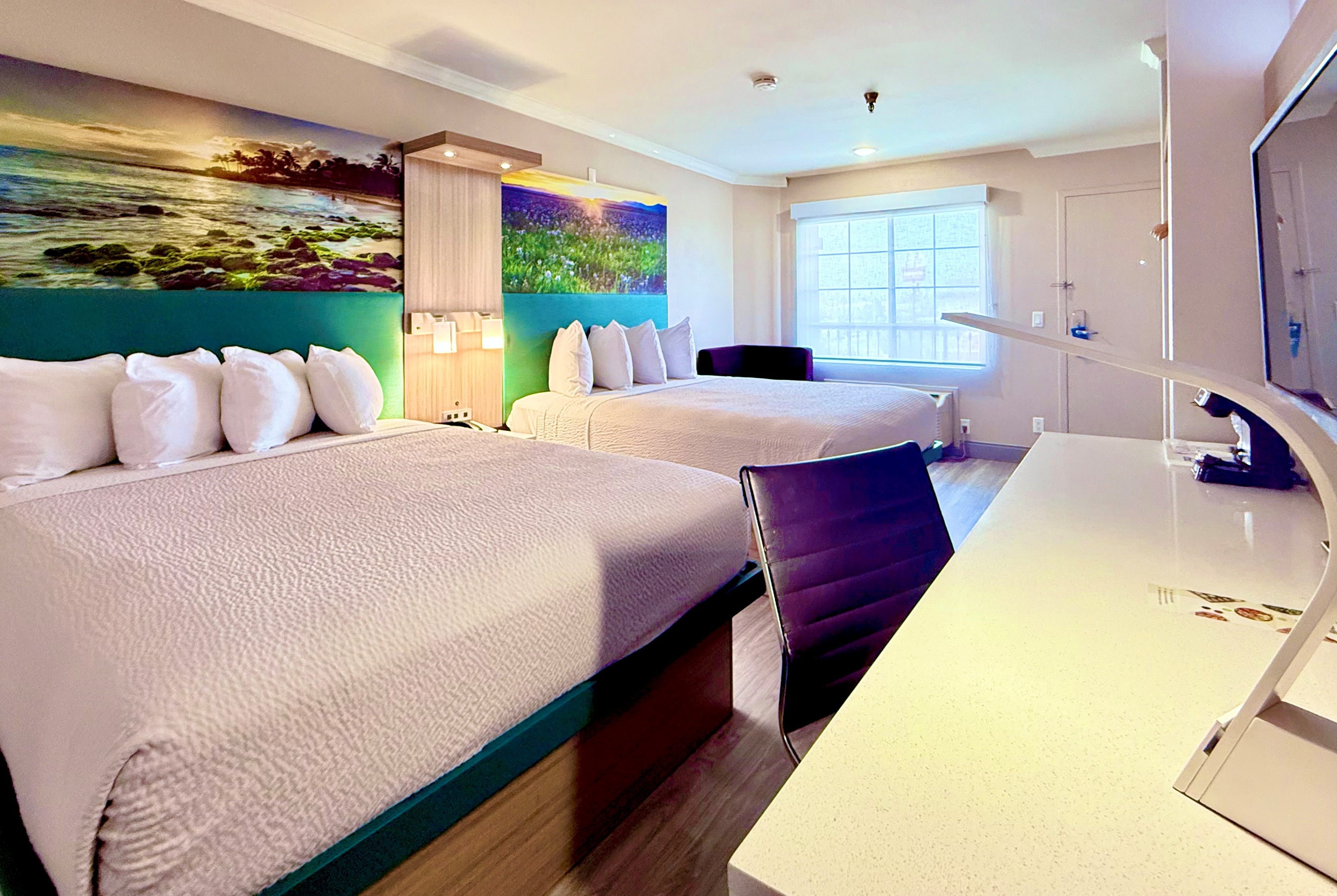 Guest room at the Days Inn by Wyndham Los Angeles LAX/Redondo/Manhattan Beach in Lawndale, California