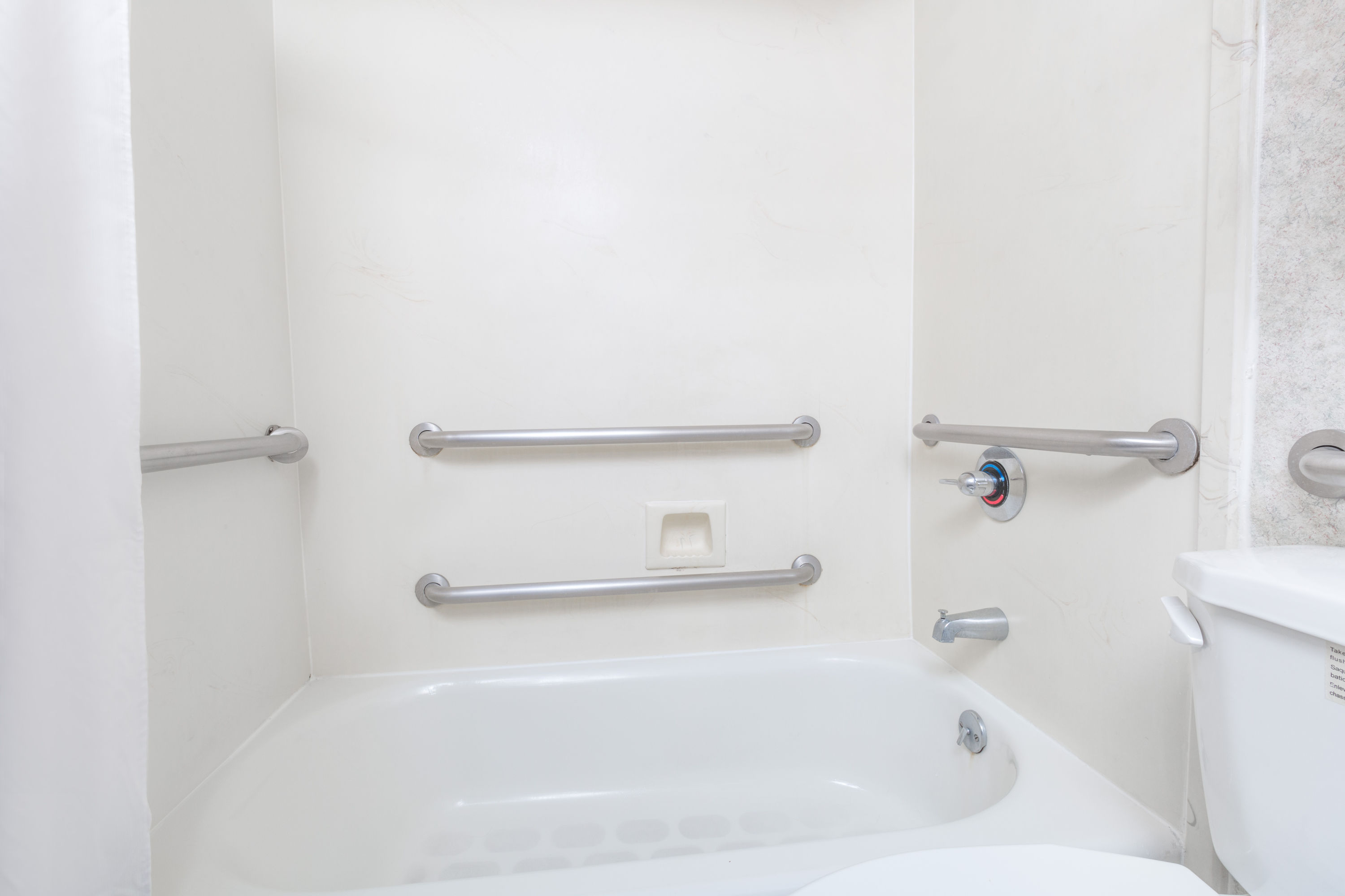 Guest room at the Days Inn by Wyndham Los Angeles Stadium Area/LAX in Los Angeles, California