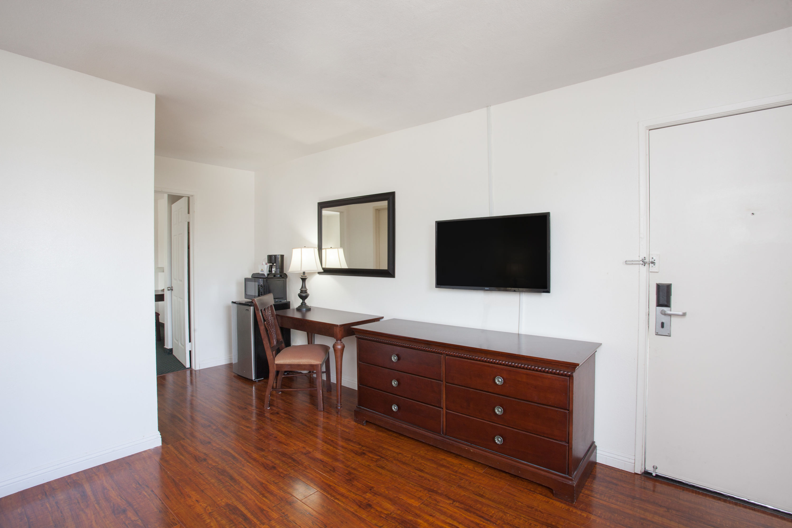 Days Inn by Wyndham Orange Anaheim suite living room in Orange, California