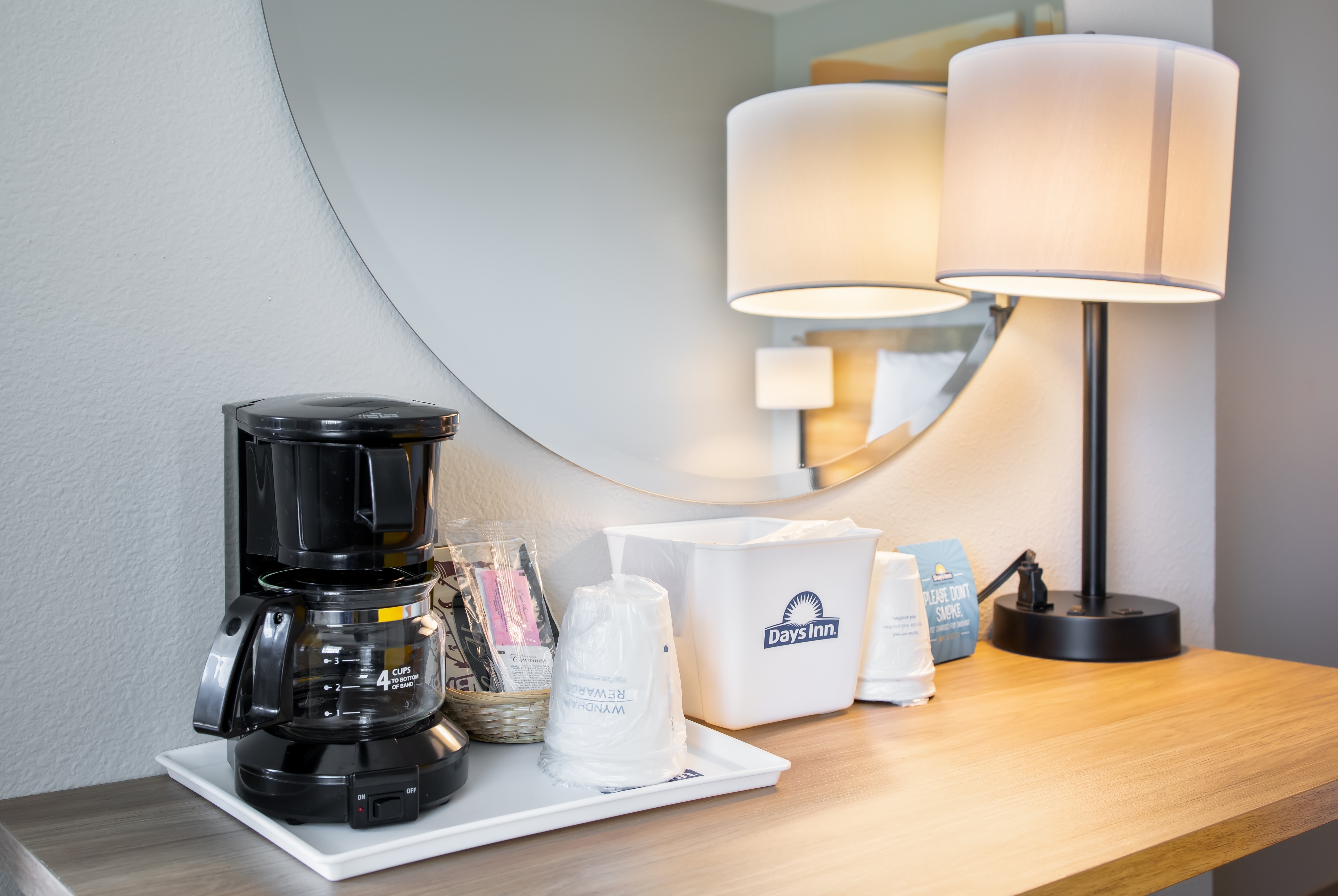 Guest room feature at the Days Inn by Wyndham Red Bluff in Red Bluff, California