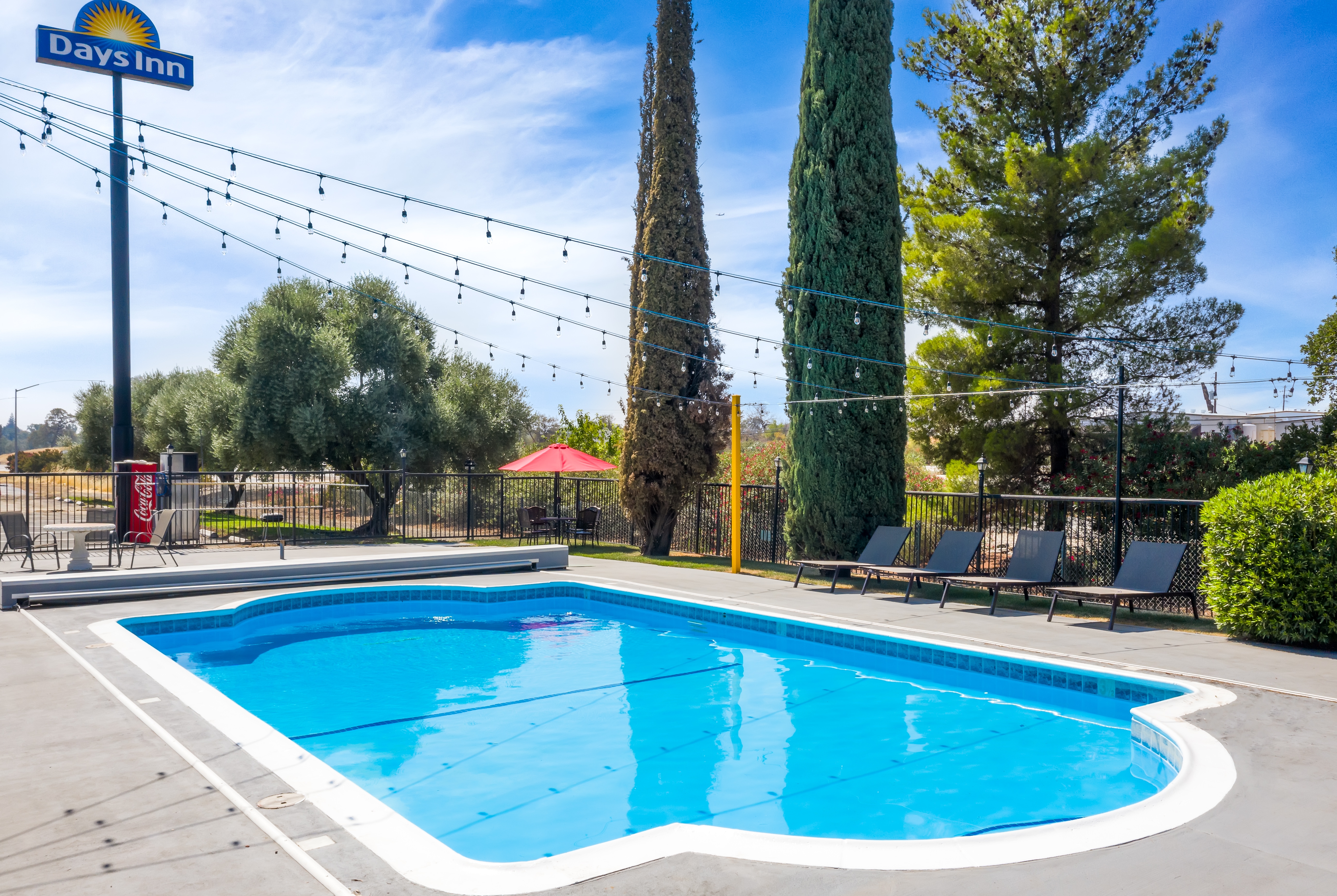 Pool at the Days Inn by Wyndham Red Bluff in Red Bluff, California