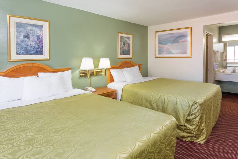 Guest room at the Days Inn San Bernardino Near San Manuel Casino in San Bernardino, California