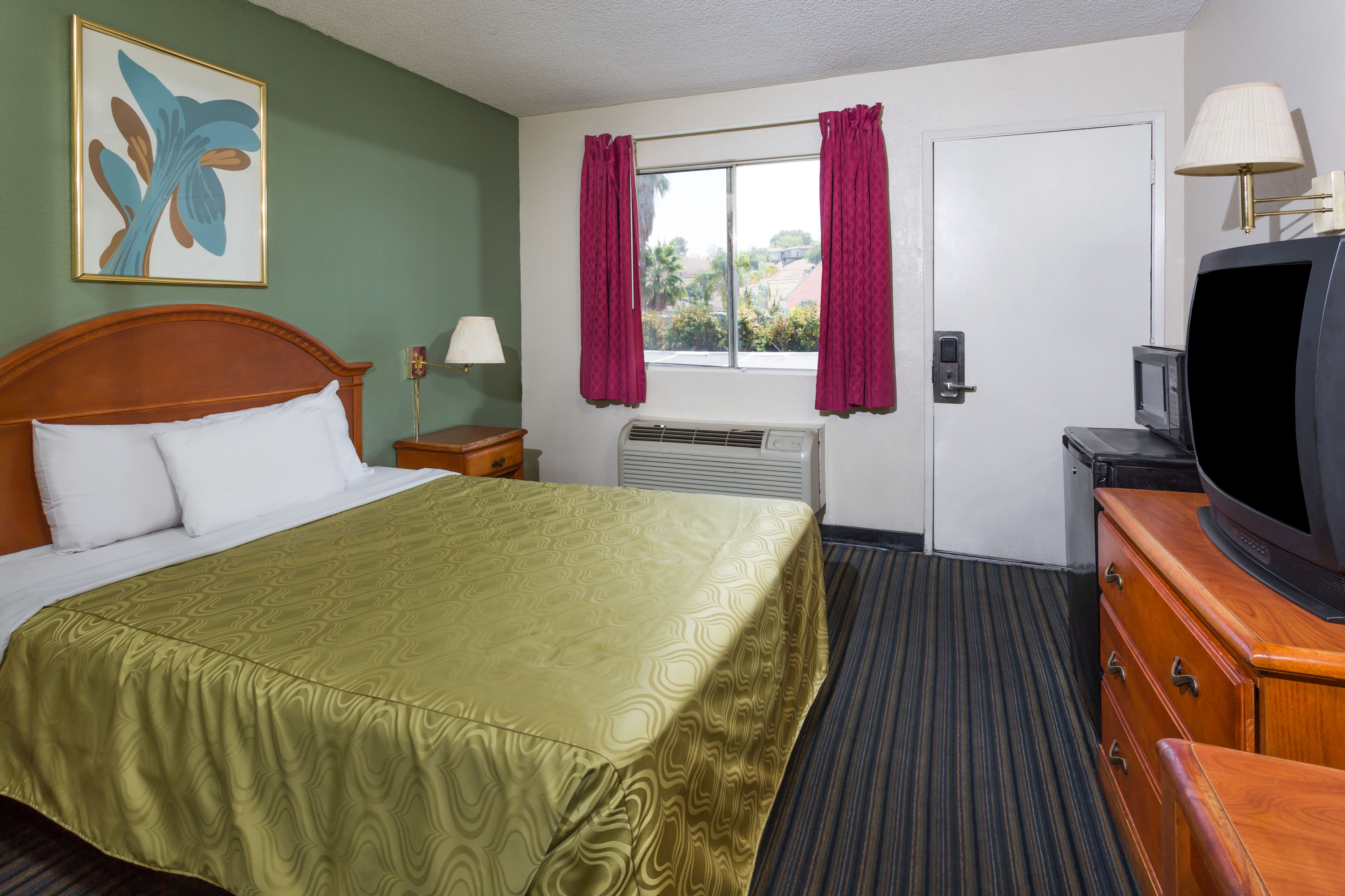 Guest room at the Days Inn by Wyndham San Bernardino in San Bernardino, California