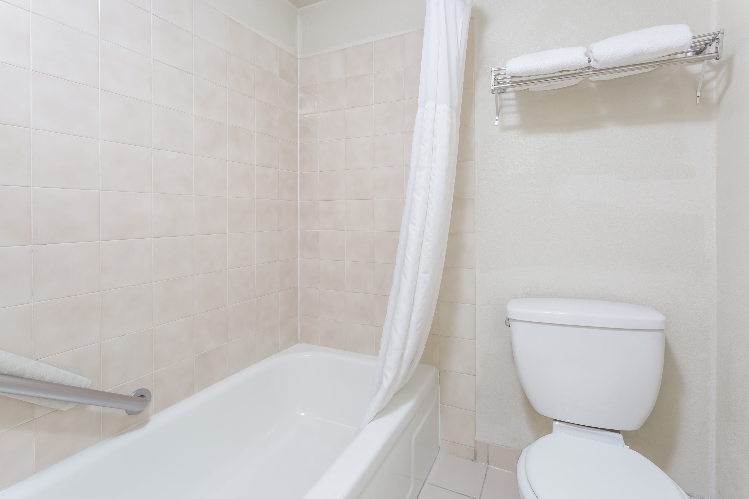 Guest room at the Days Inn by Wyndham San Bernardino in San Bernardino, California