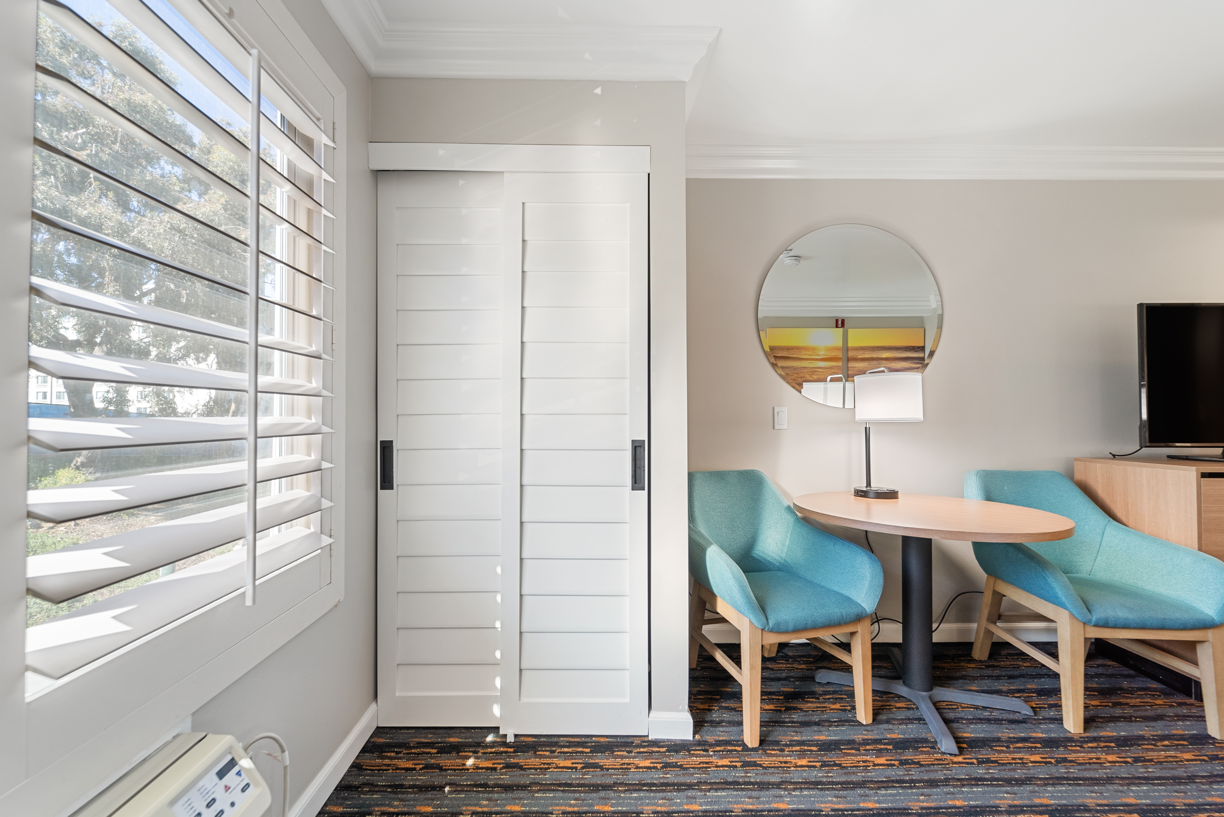 Guest room at the Days Inn by Wyndham San Diego Hotel Circle in San Diego, California