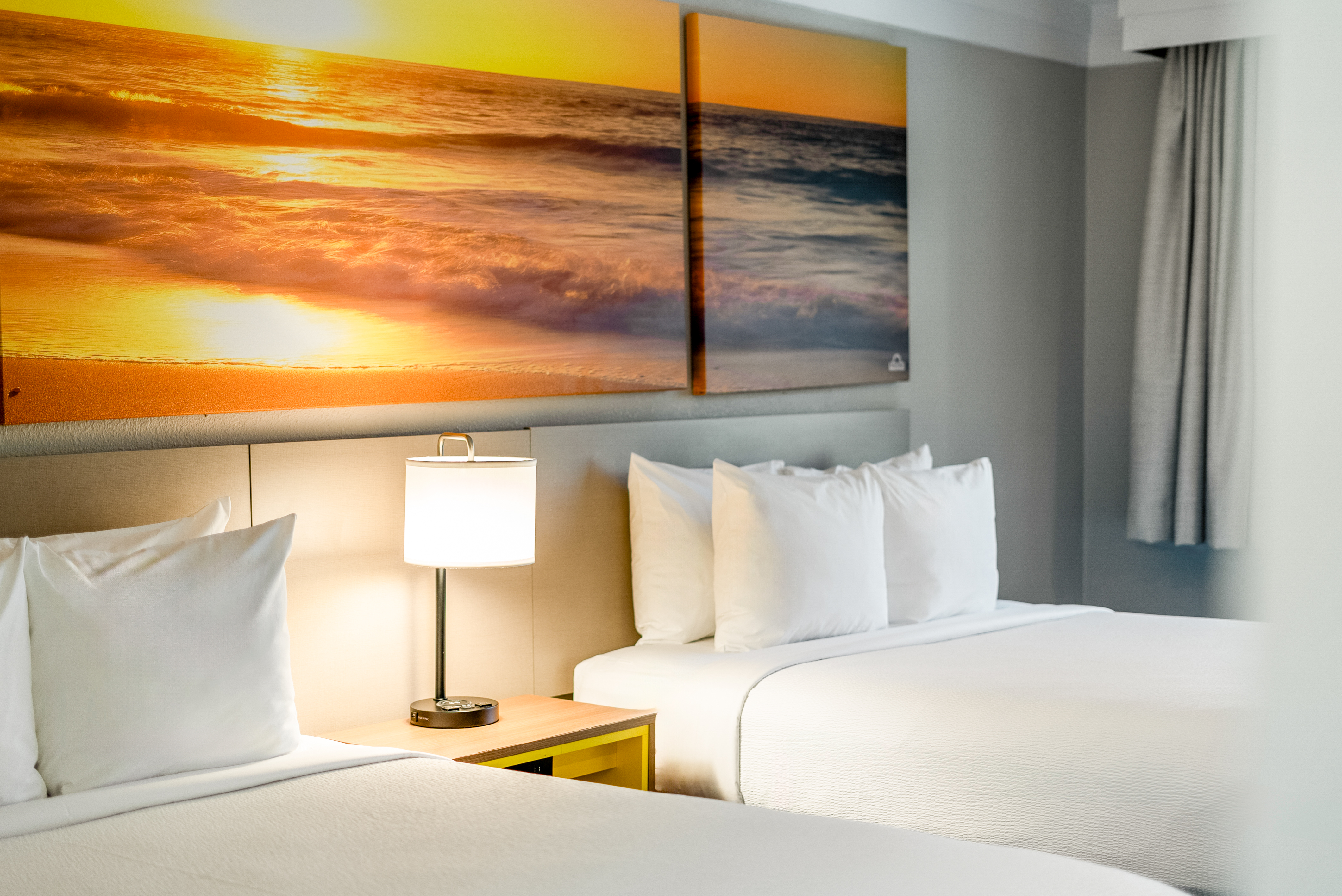 Guest room at the Days Inn by Wyndham San Diego Hotel Circle in San Diego, California