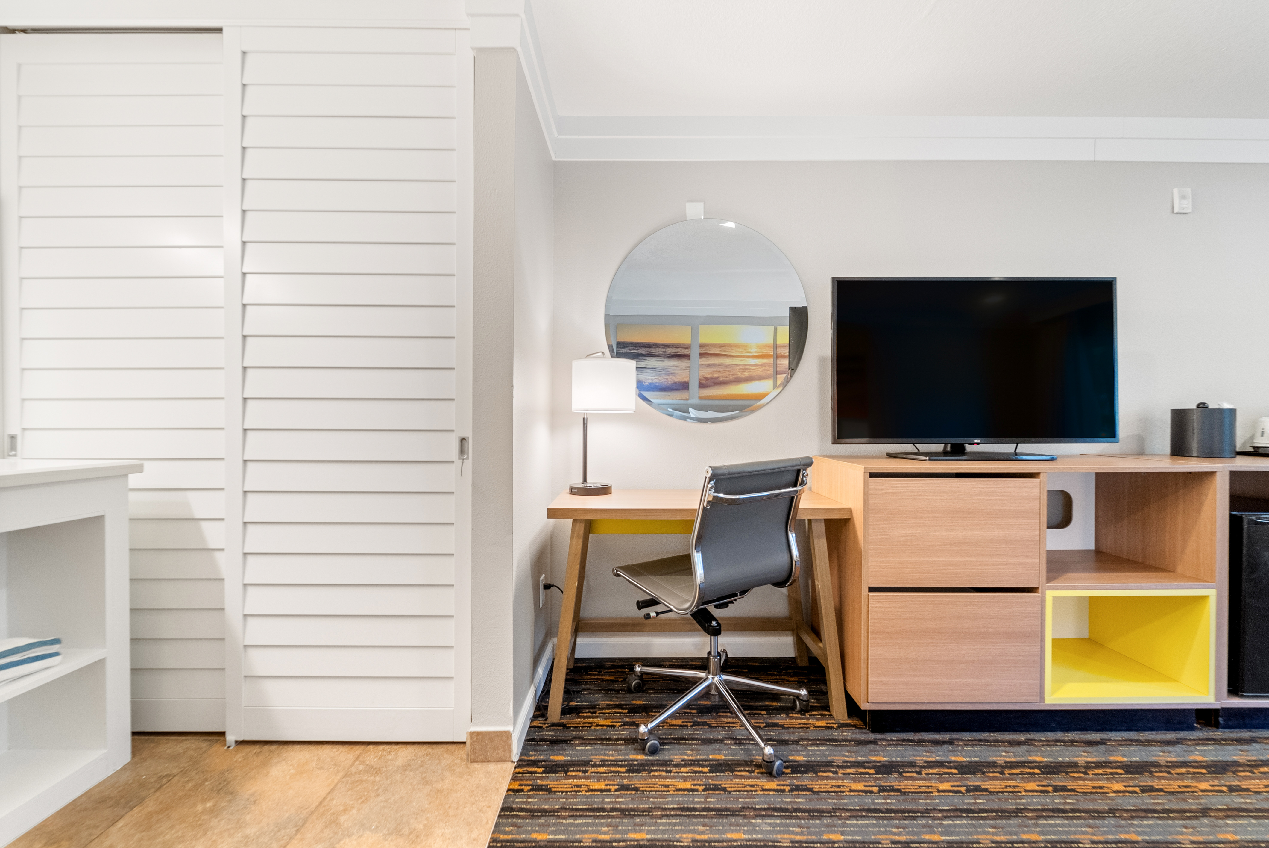 Guest room at the Days Inn by Wyndham San Diego Hotel Circle in San Diego, California