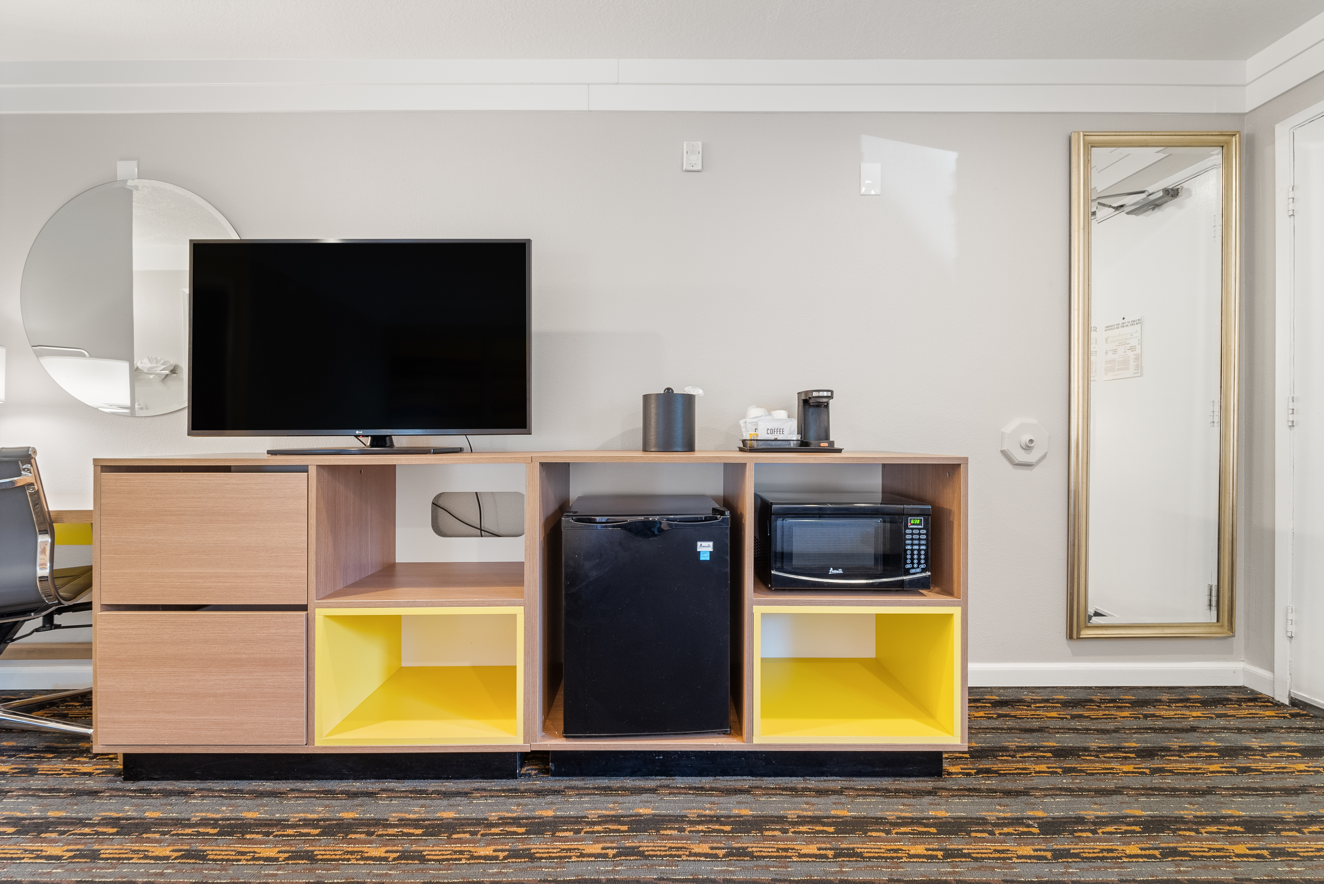 Guest room at the Days Inn by Wyndham San Diego Hotel Circle in San Diego, California