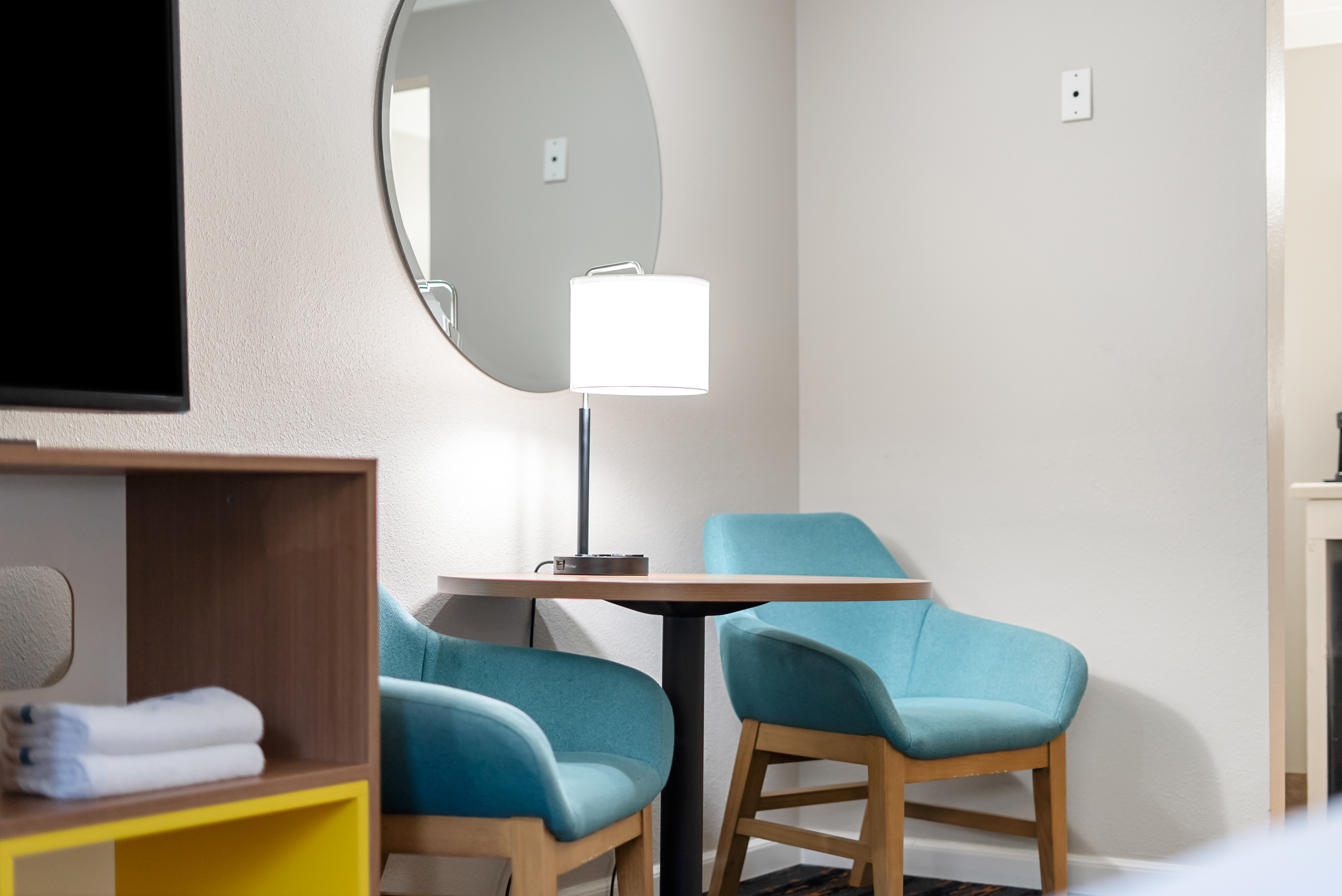 Guest room at the Days Inn by Wyndham San Diego Hotel Circle in San Diego, California