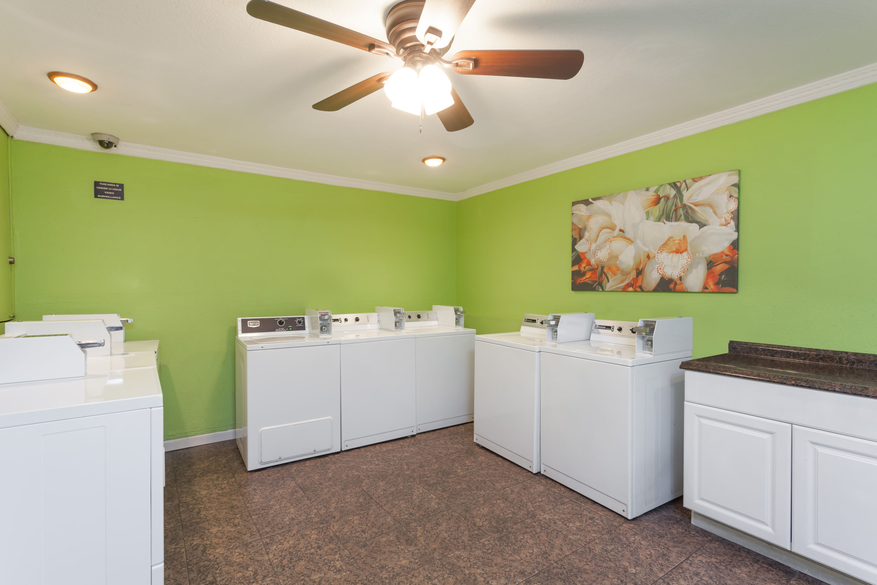 Laundry facilities at Days Inn by Wyndham San Diego Hotel Circle in San Diego, California