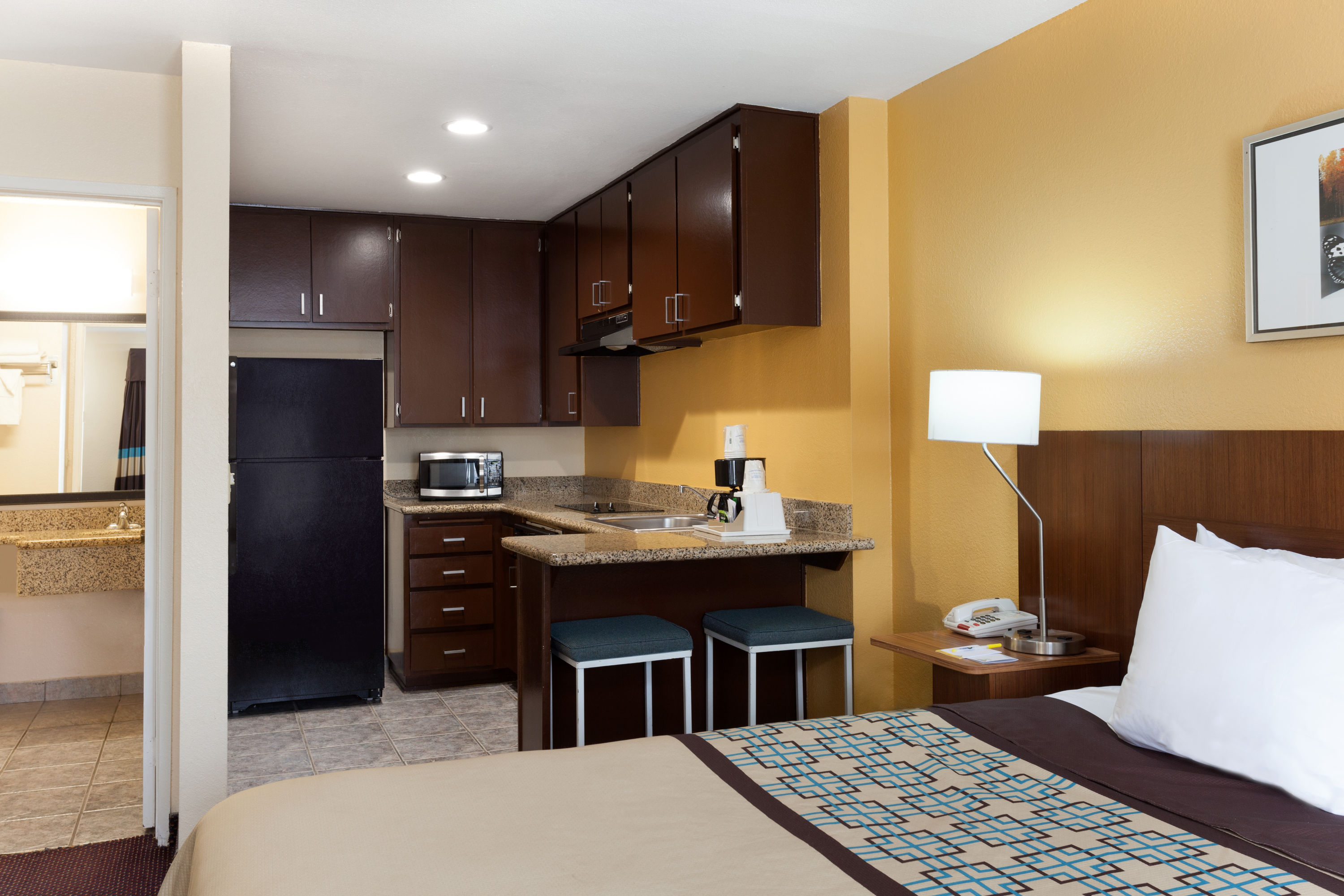 Days Inn by Wyndham Mission Valley/SDSU suite kitchen in San Diego, California