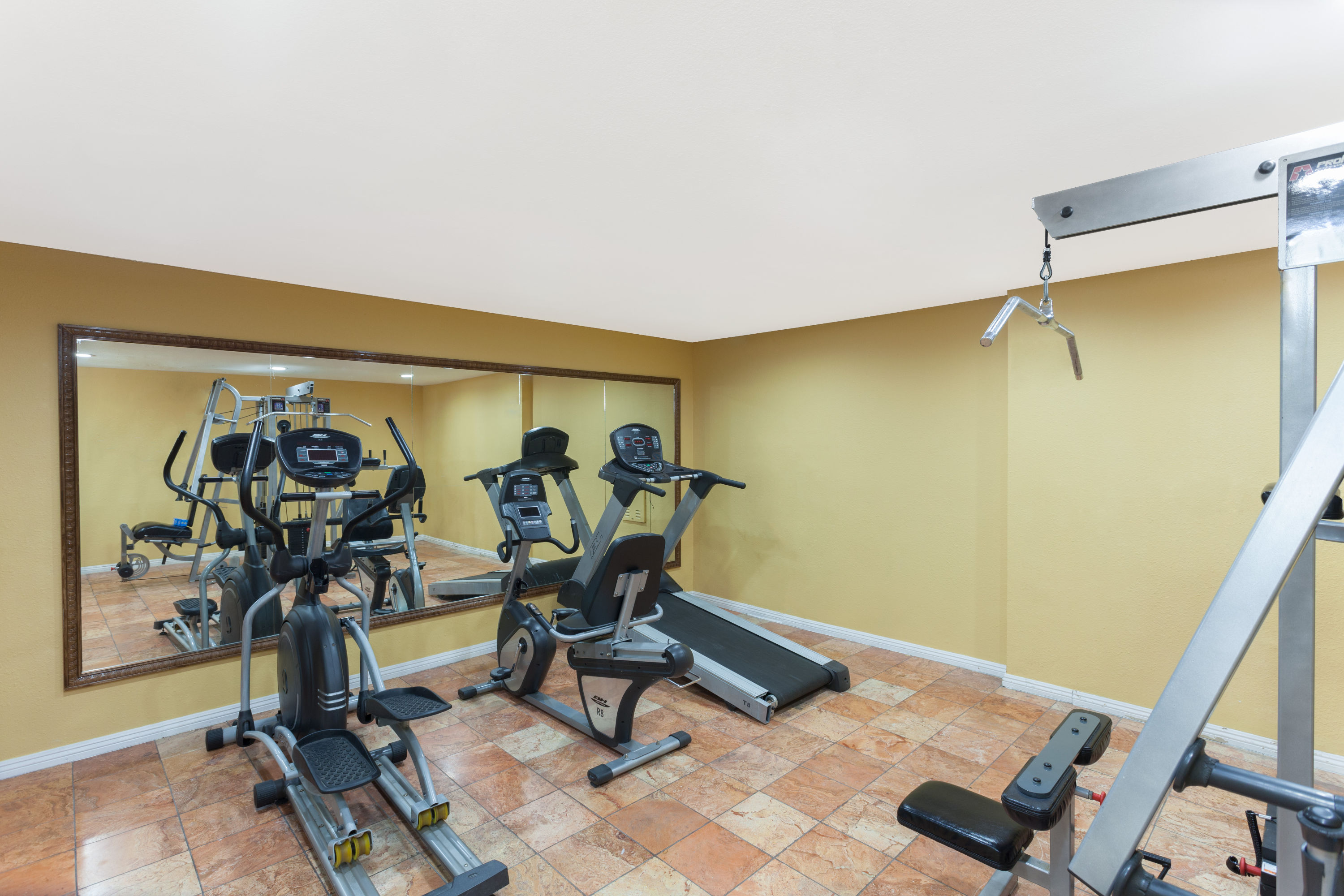 Fitness room at Days Inn by Wyndham Mission Valley/SDSU in San Diego, California