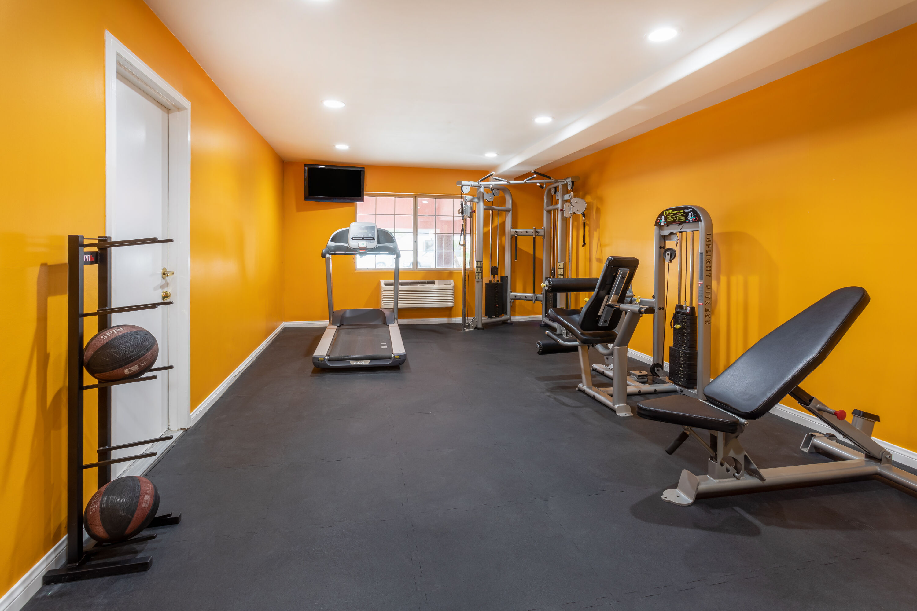 Fitness room at Days Inn by Wyndham Santa Monica in Santa Monica, California