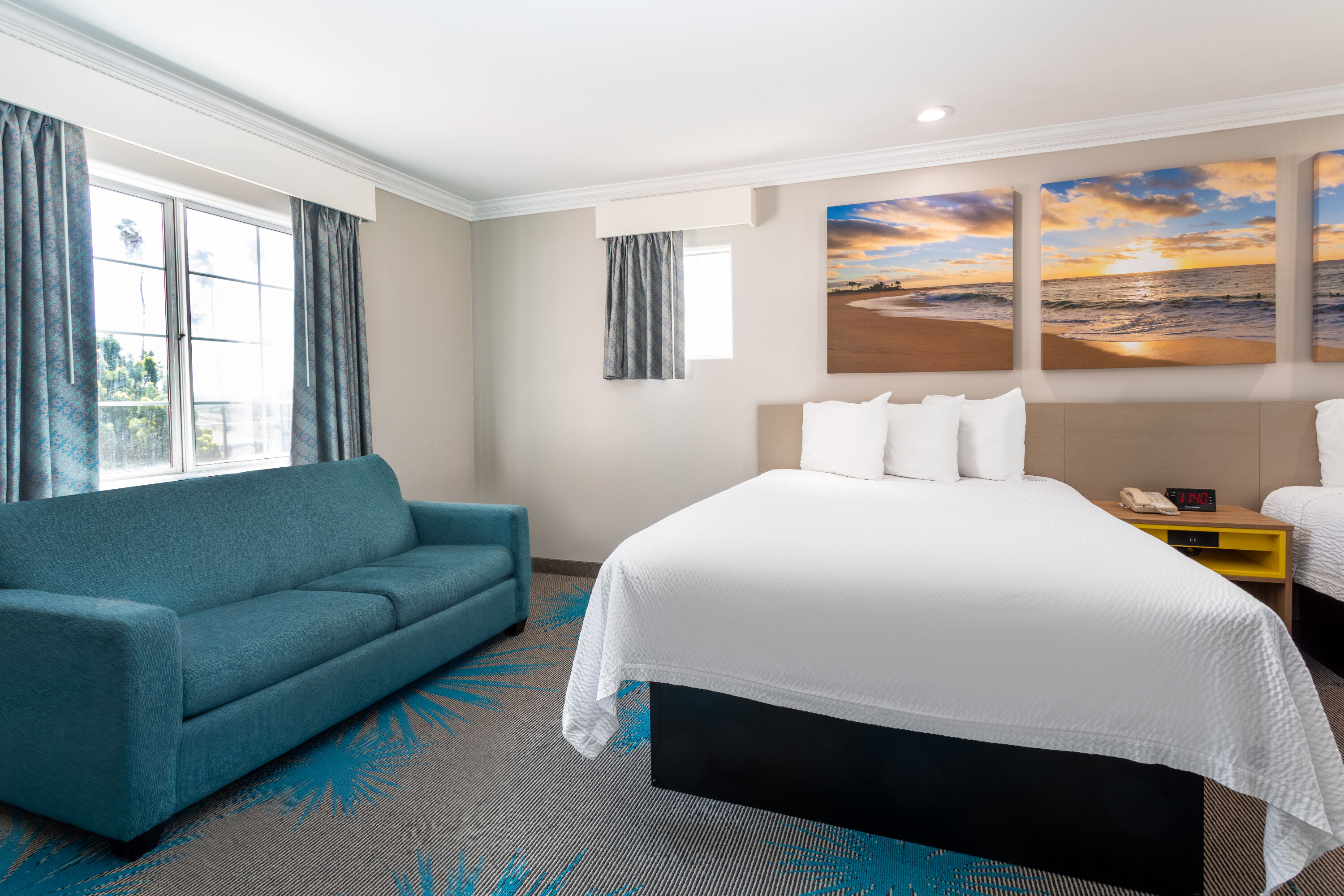 Guest room at the Days Inn by Wyndham Santa Monica in Santa Monica, California