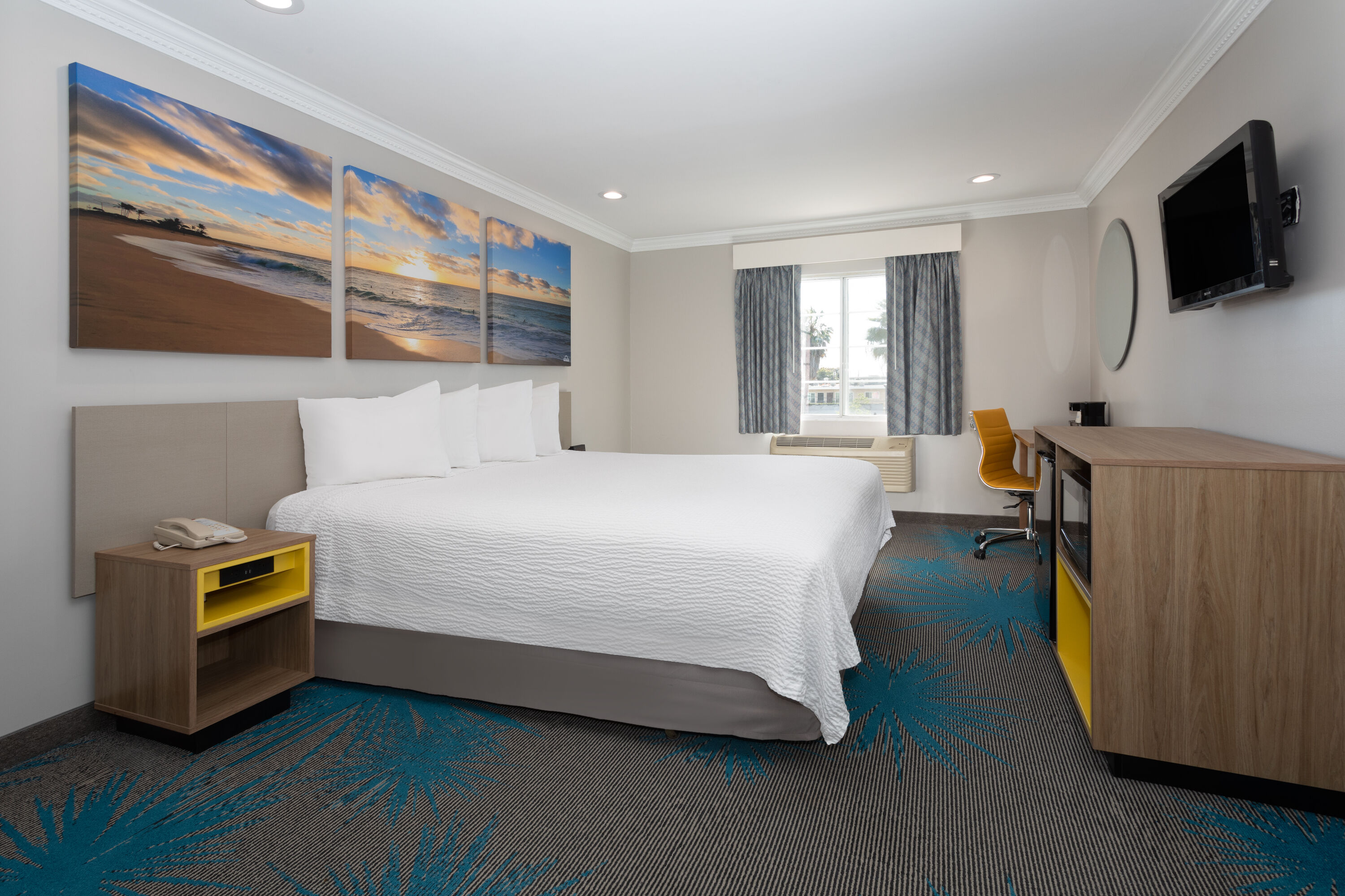 Guest room at the Days Inn by Wyndham Santa Monica in Santa Monica, California