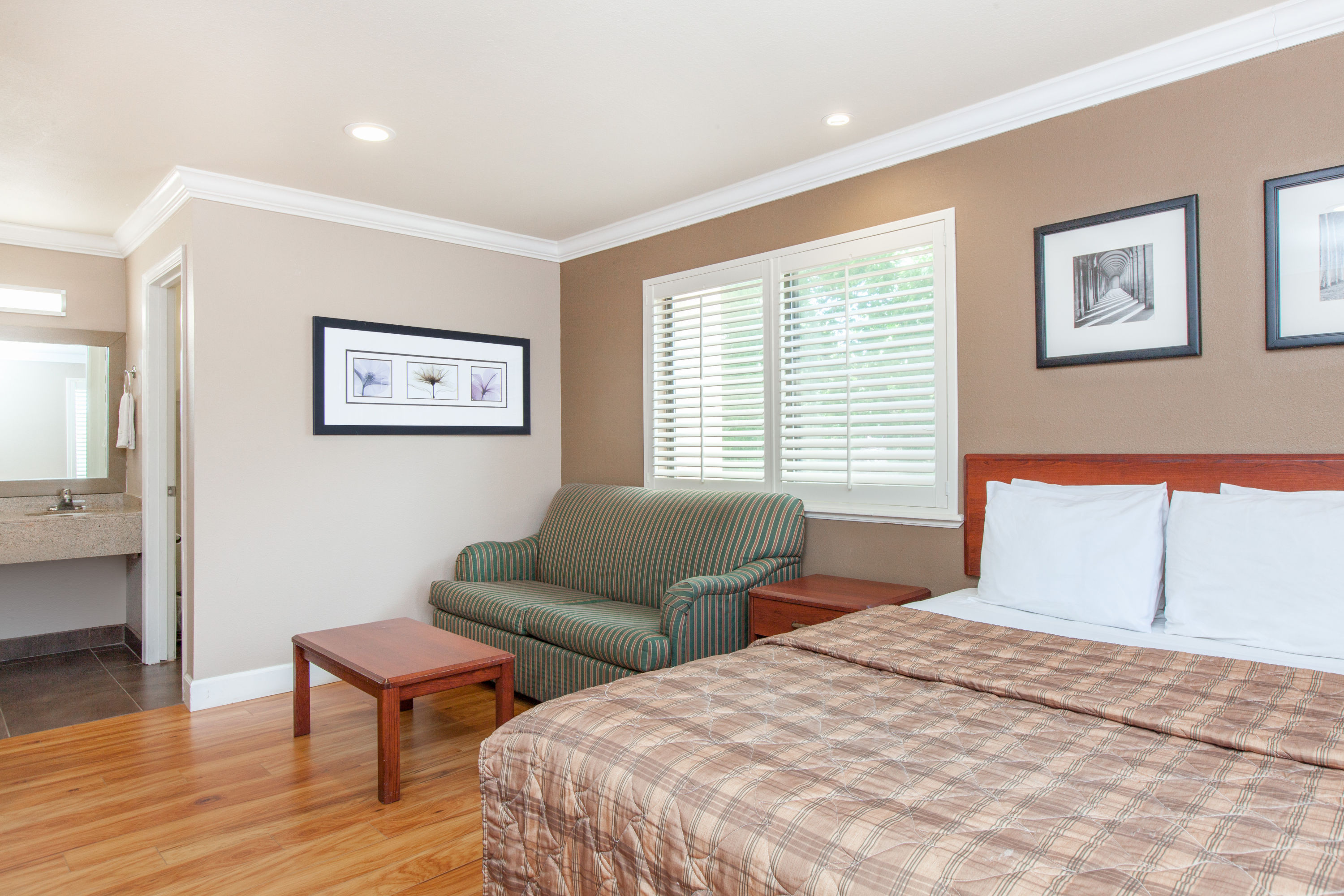 Guest room at the Days Inn by Wyndham San Francisco S/Oyster Point Airport in South San Francisco, California