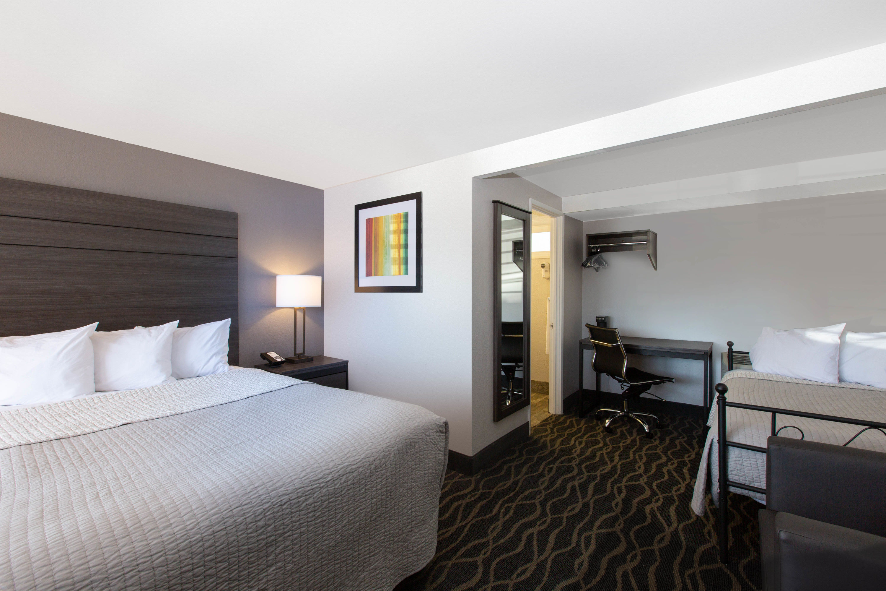 Guest room at the Days Inn by Wyndham Ukiah in Ukiah, California