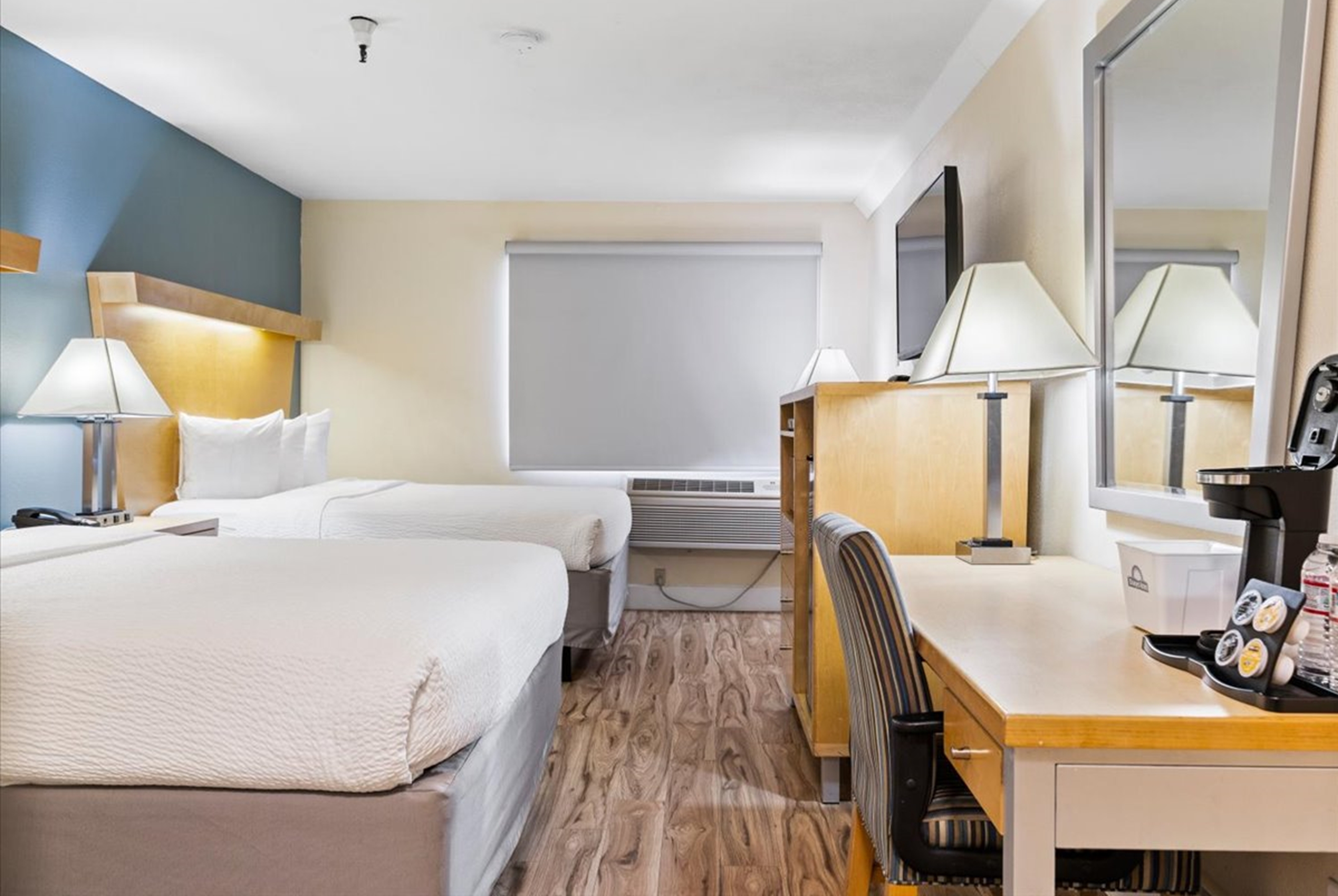 Guest room at the Days Inn by Wyndham Woodland in Woodland, California