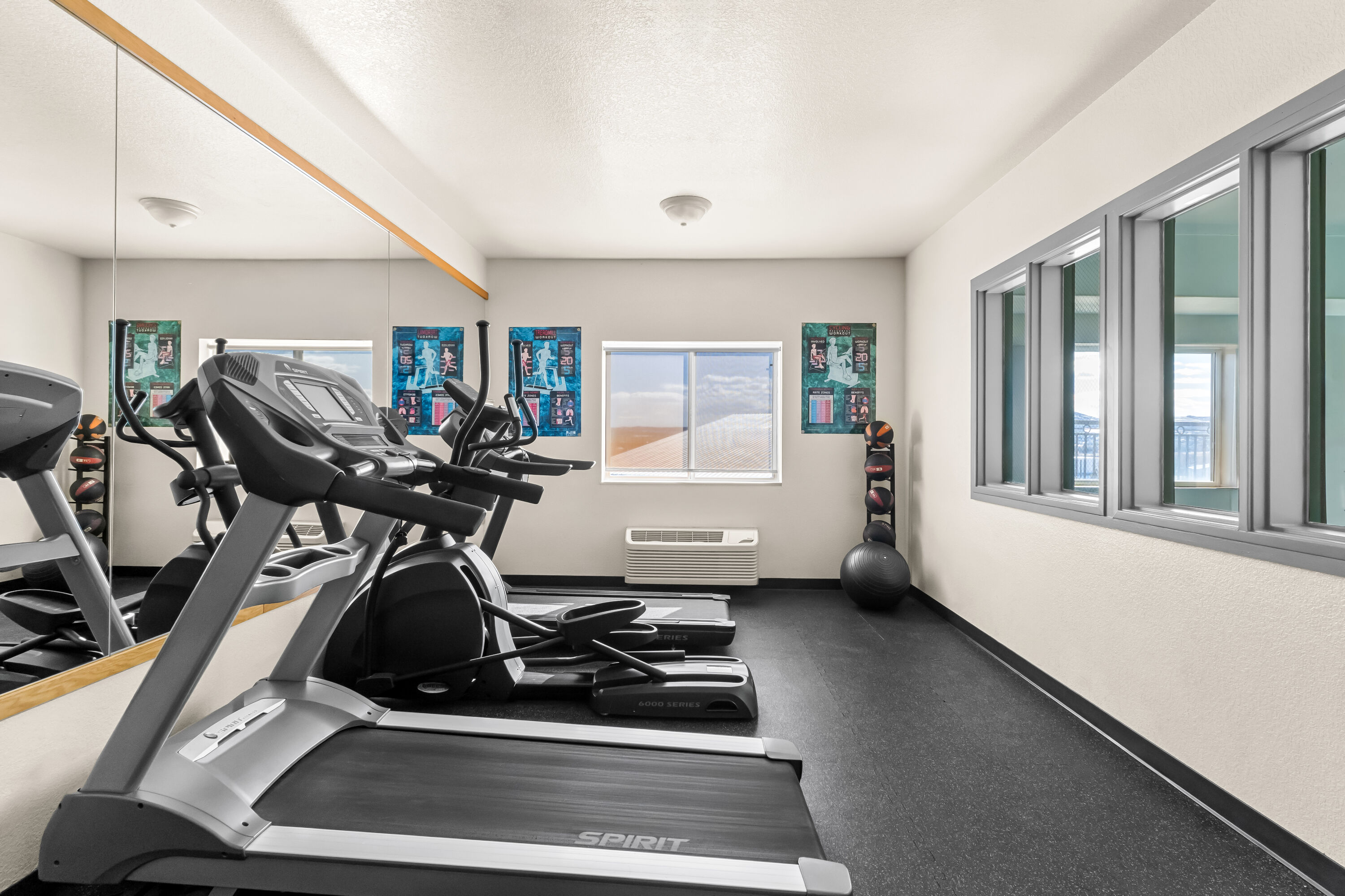 Fitness room at Days Inn & Suites by Wyndham Castle Rock in Castle Rock, Colorado