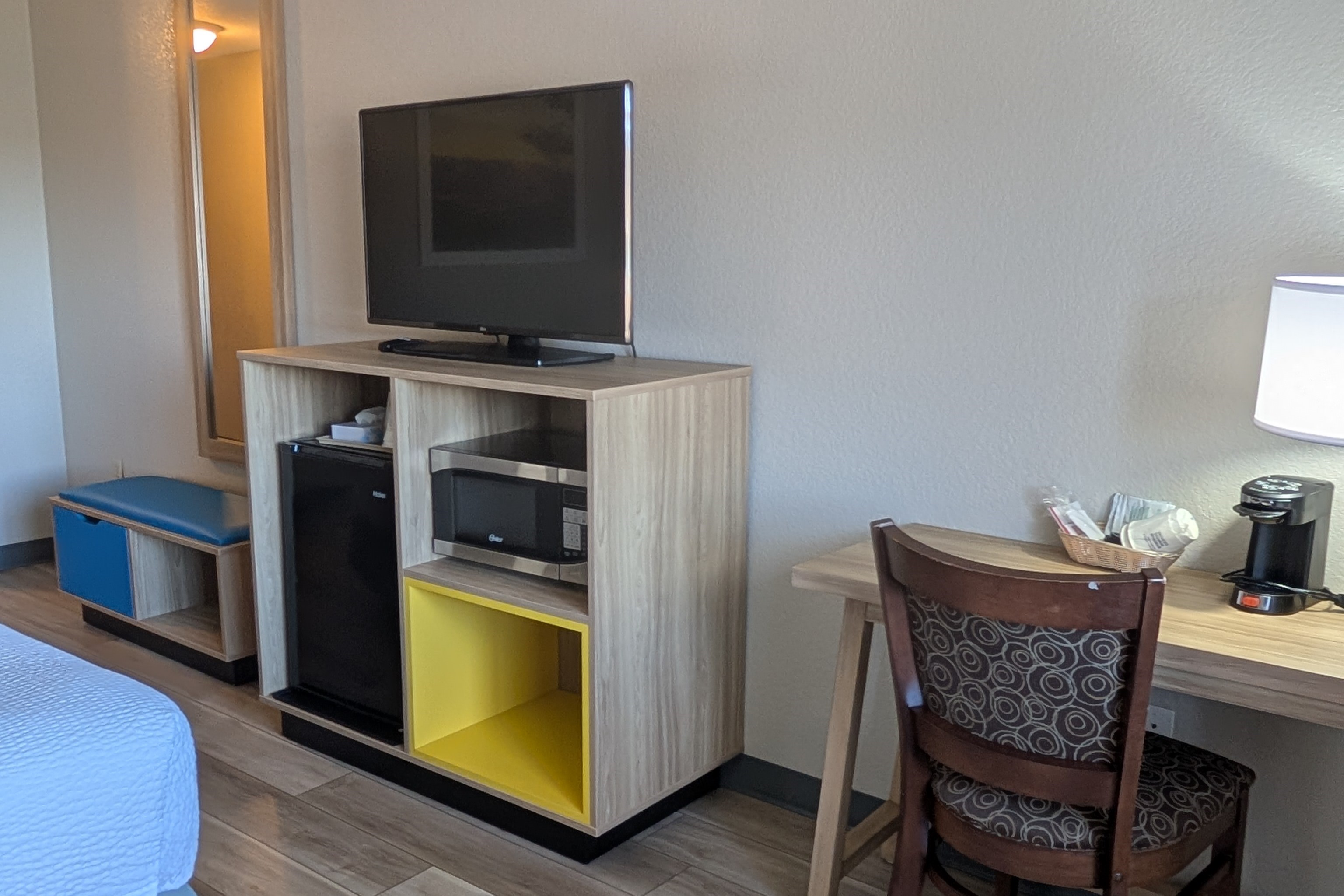 Guest room at the Days Inn & Suites by Wyndham Castle Rock in Castle Rock, Colorado