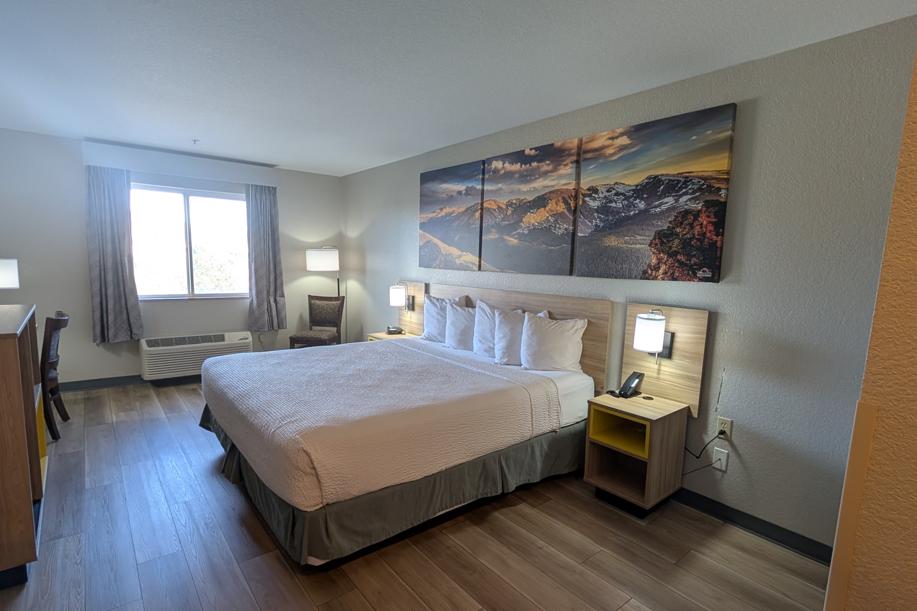 Guest room at the Days Inn & Suites by Wyndham Castle Rock in Castle Rock, Colorado