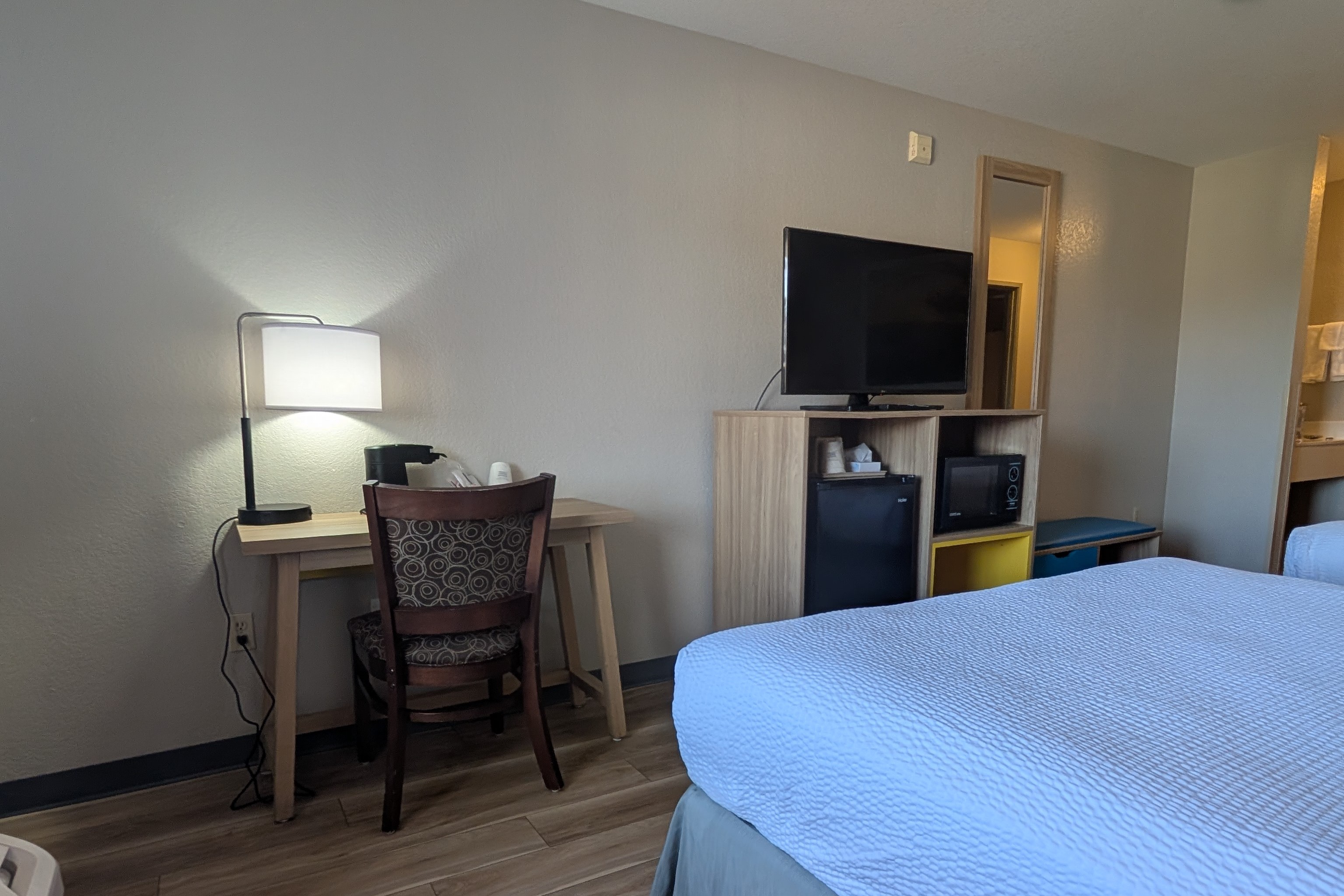 Guest room at the Days Inn & Suites by Wyndham Castle Rock in Castle Rock, Colorado
