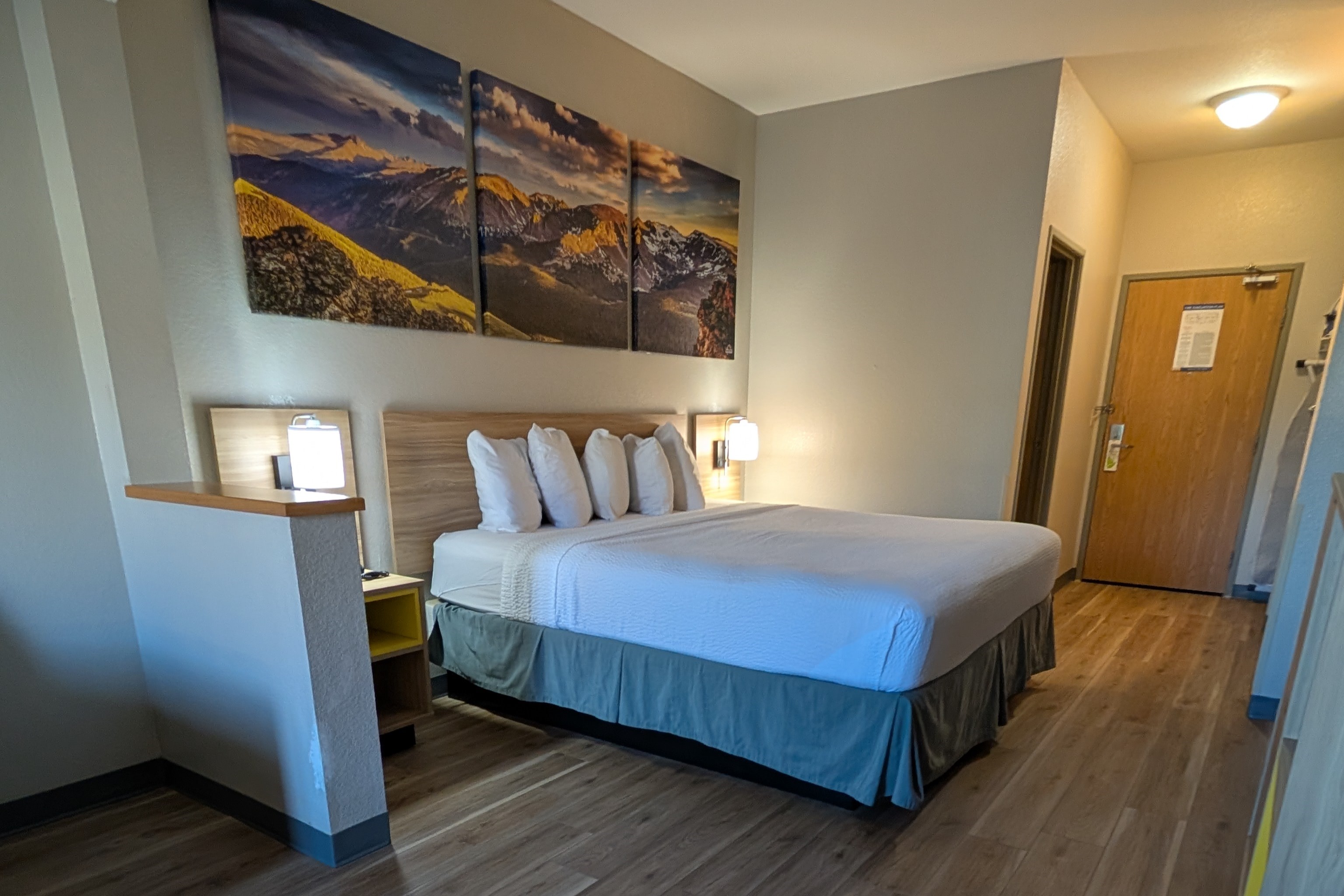 Guest room at the Days Inn & Suites by Wyndham Castle Rock in Castle Rock, Colorado